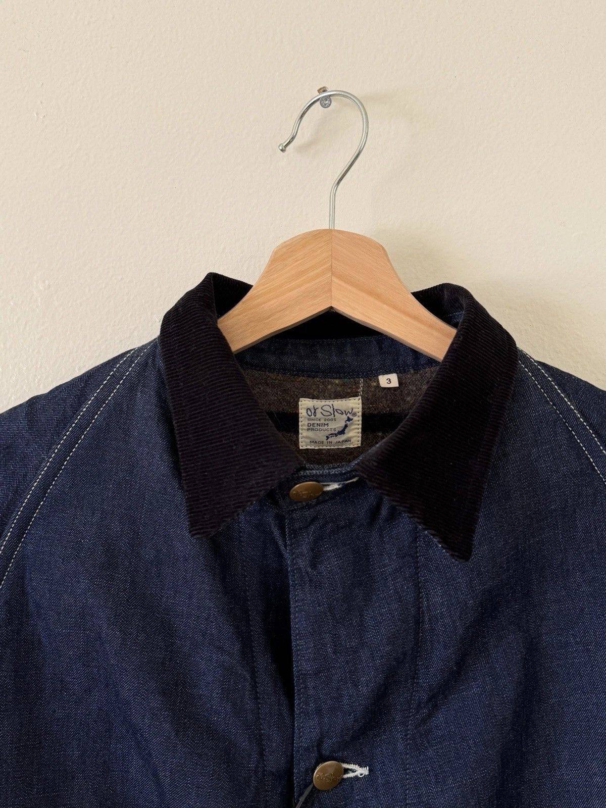 Orslow OrSlow Wool Liner Relax Fit Denim Coverall (One Wash) Size US L / EU 52-54 / 3 - 5 Thumbnail
