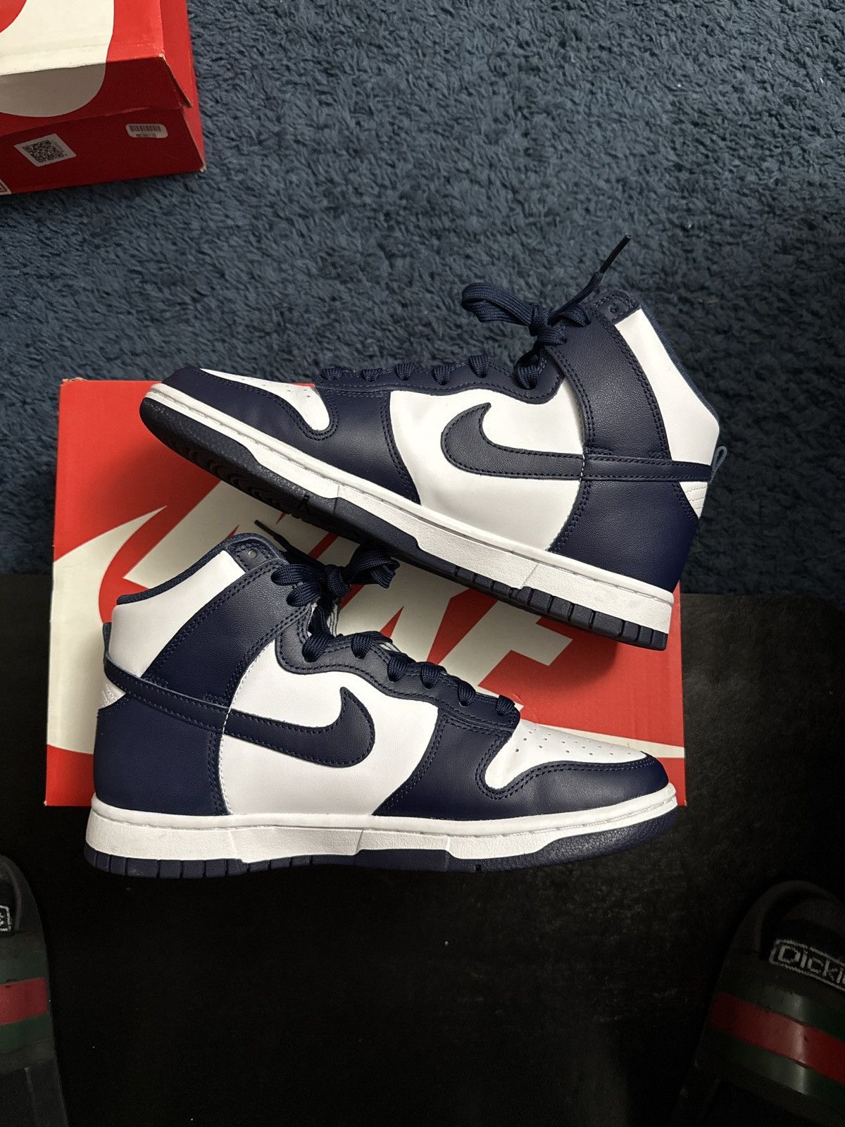 Nike Championship Navy Nike Dunk High Size US 7.5 / EU 40-41 - 2 Thumbnail