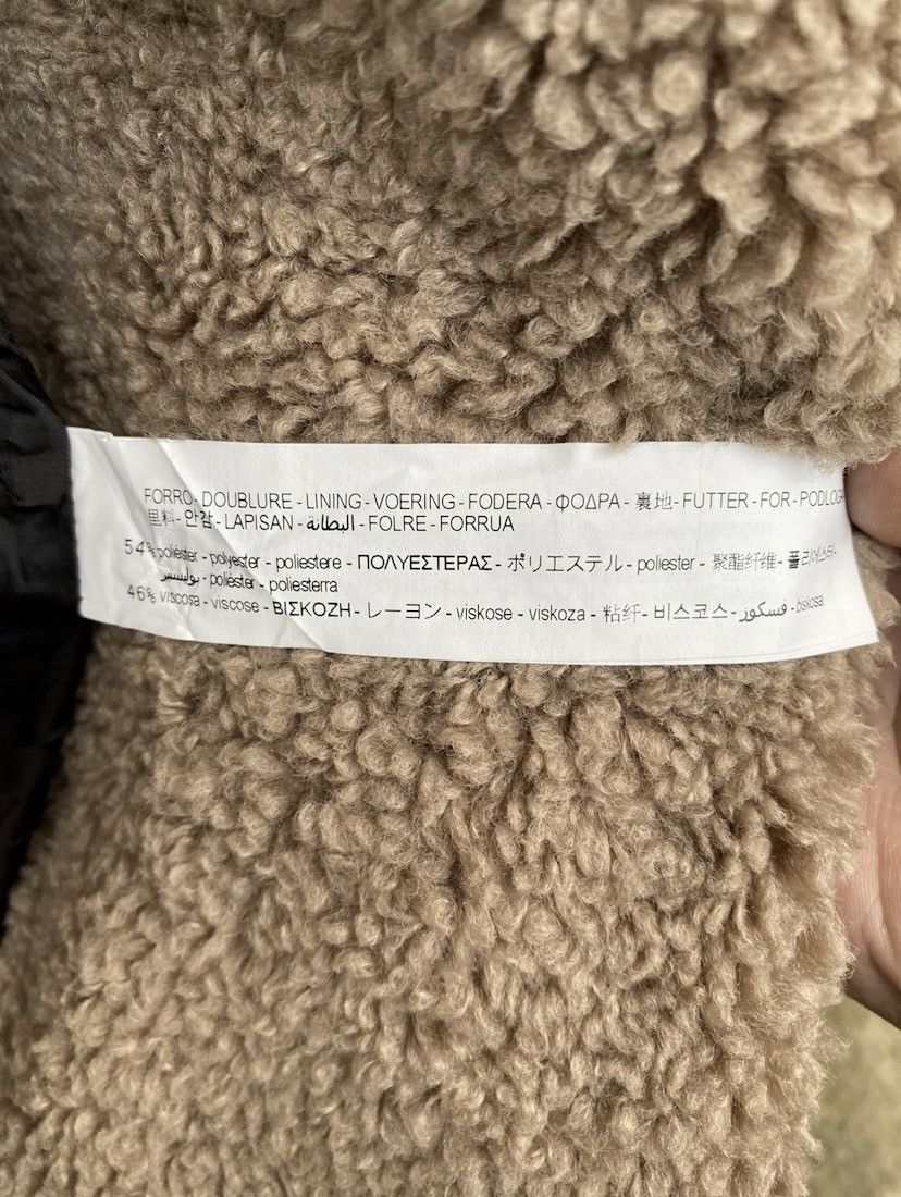 Japanese Brand × Vintage × Zara Vintage Zara Sherpa Fleece Coat Jacket Size US L / EU 52-54 / 3 - 3 Thumbnail