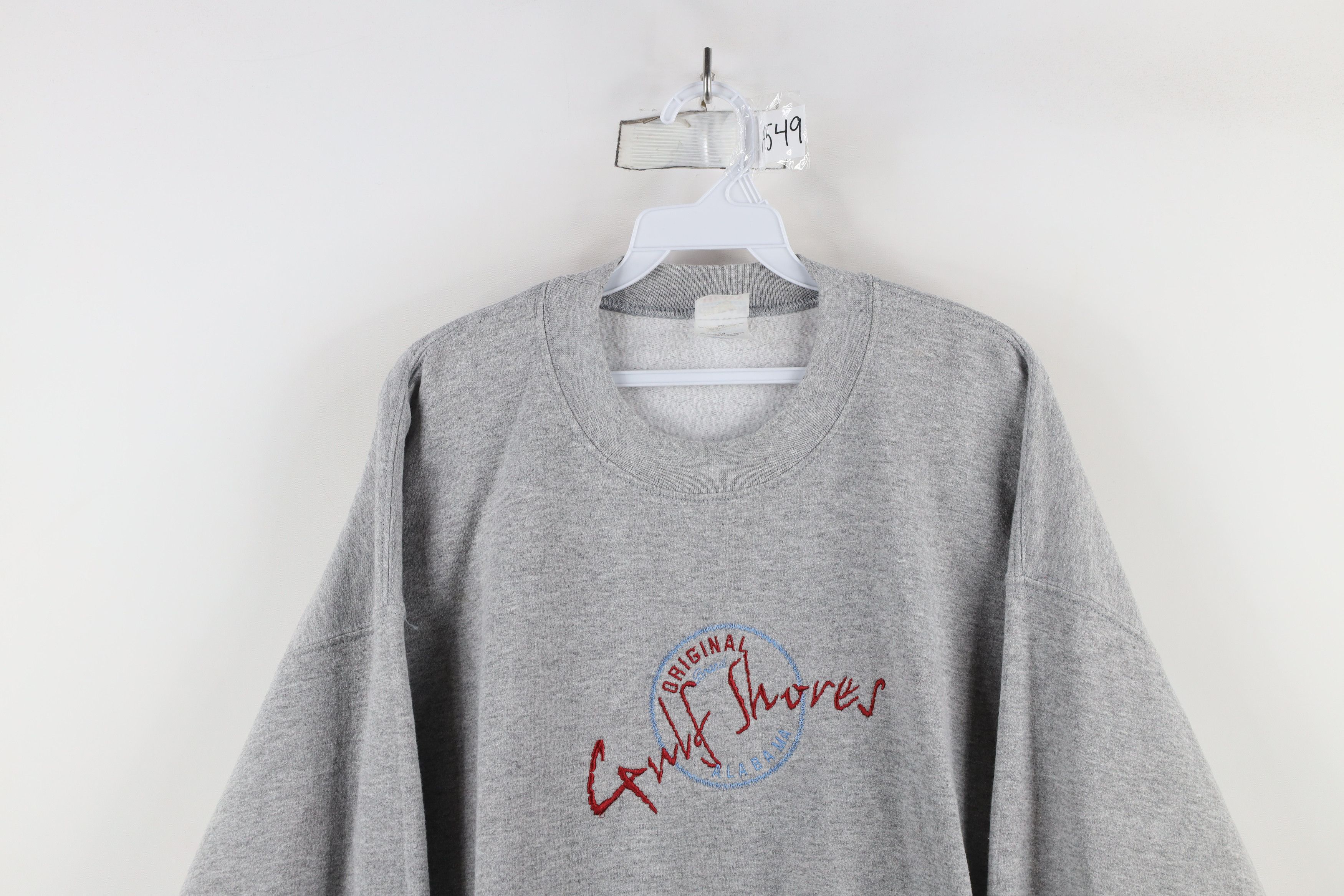 Vintage Vintage 90s Streetwear Shores Alabama Crewneck Sweatshirt Size US XL / EU 56 / 4 - 2 Thumbnail