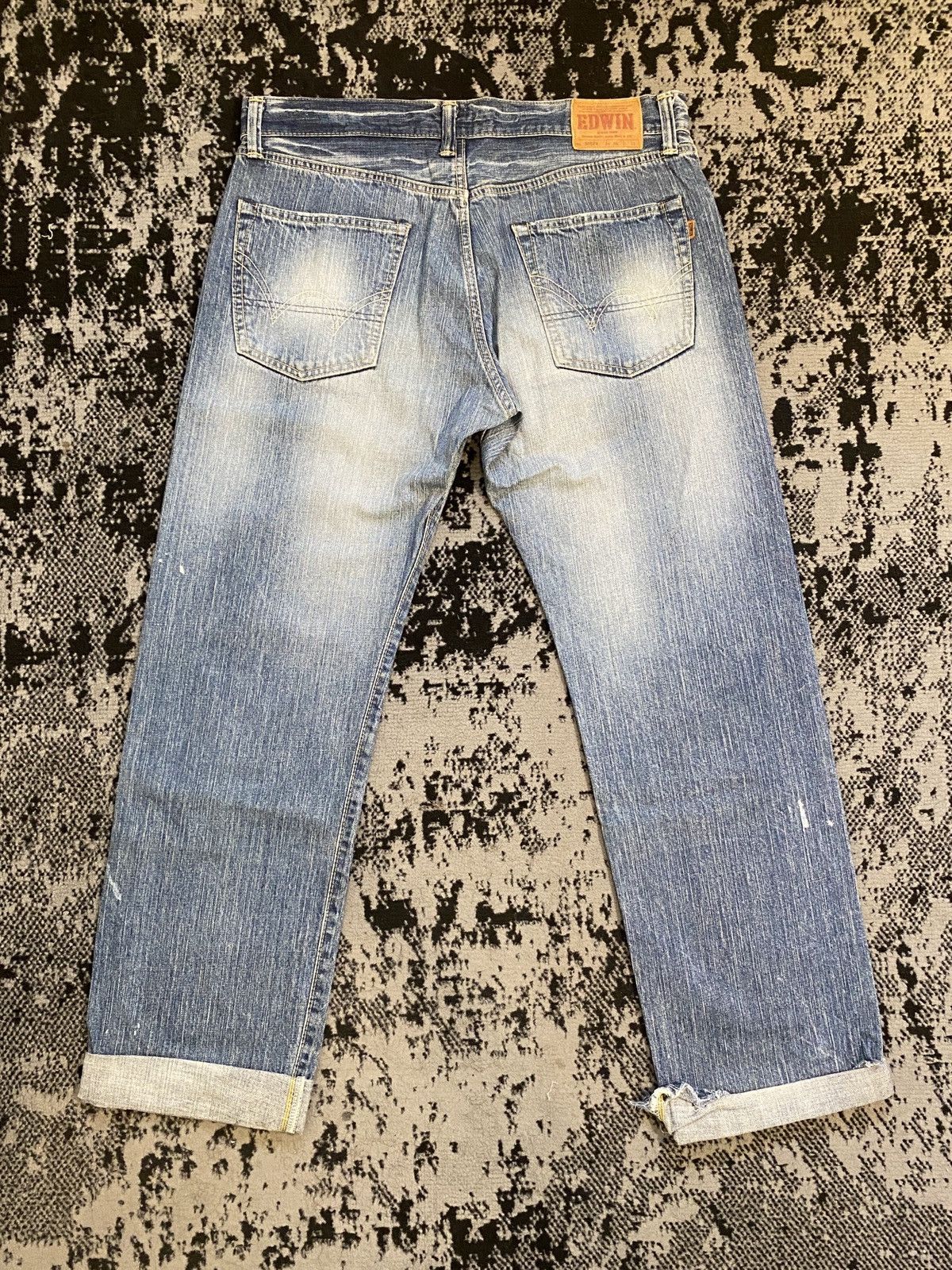 Edwin Edwin Japan Selvedge Washed Blue Denim Vintage Size US 34 / EU 50 - 2 Thumbnail