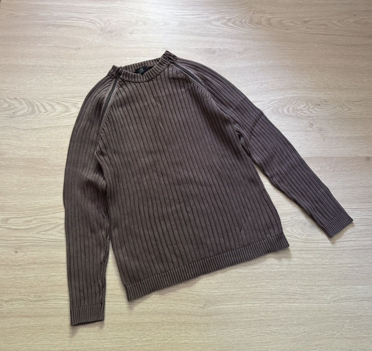Vintage Vintage 00’s y2k Brown Archival Japanese Sweater Size US M / EU 48-50 / 2 - 1 Thumbnail