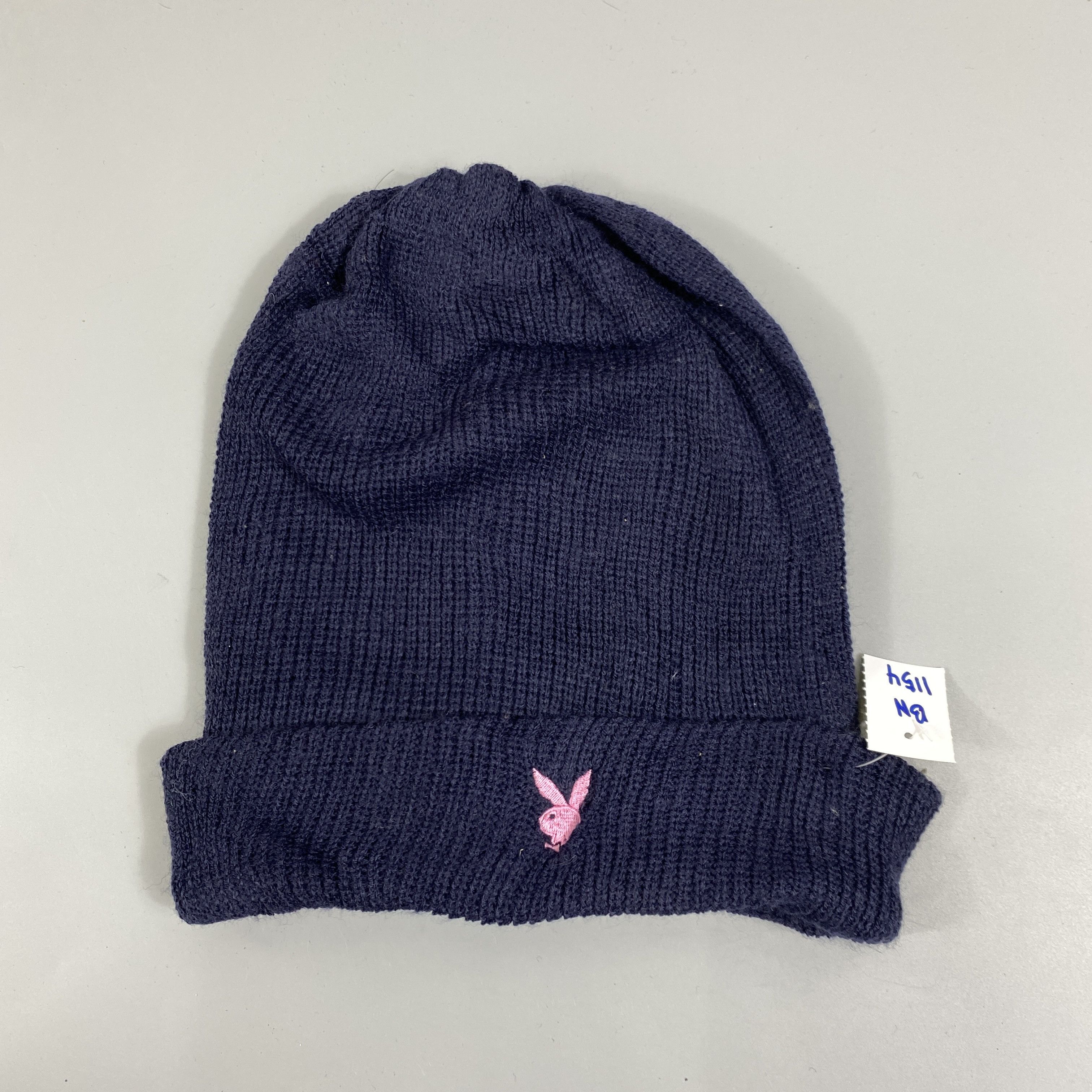 Japanese Brand Playboy Small Logo Snow Cap Beanie Hat - BN1154 Size ONE SIZE - 6 Thumbnail