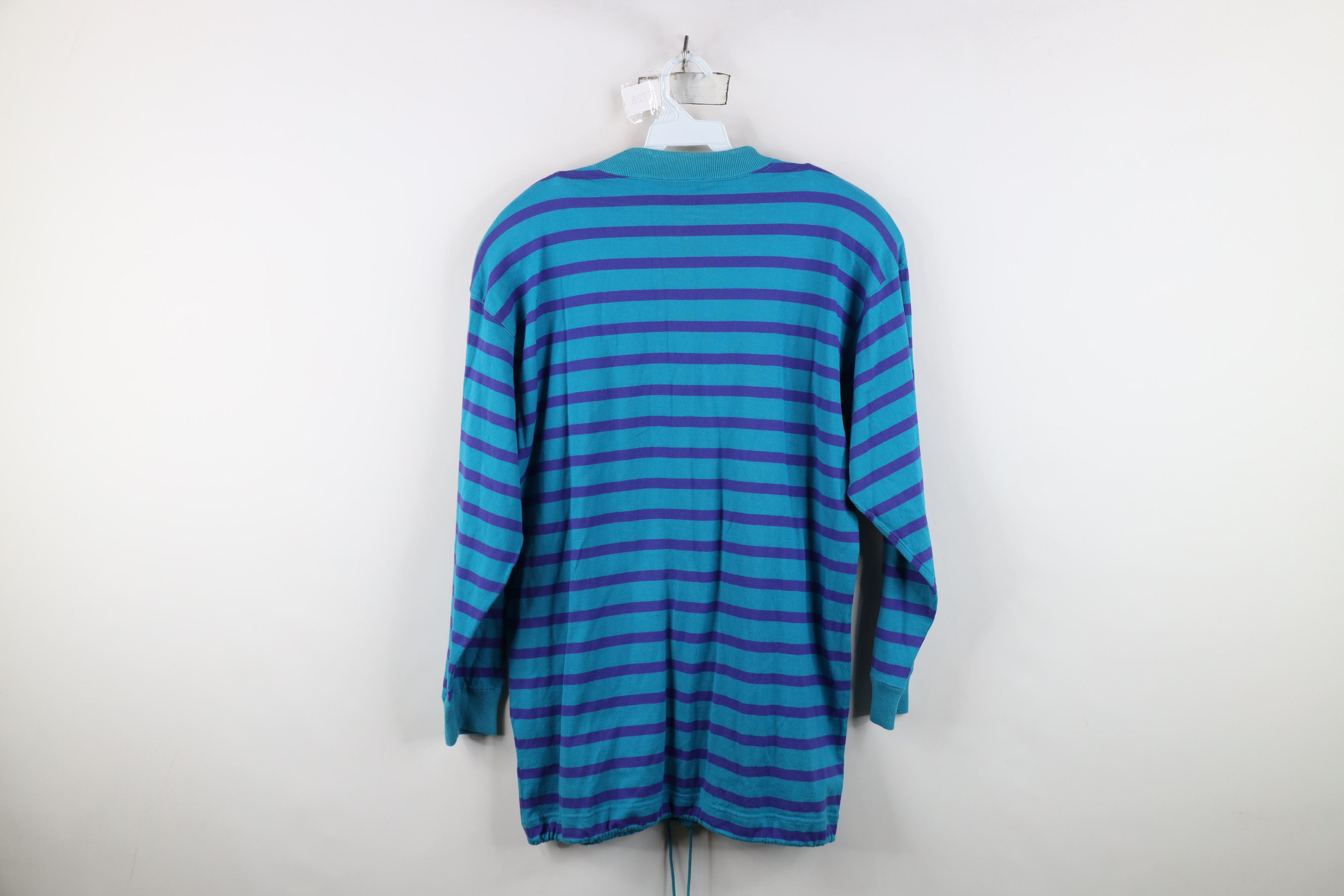 Dockers Vintage 90s Dockers Levis Striped Baggy Fit Pullover T-Shirt Size L / US 10 / IT 46 - 11 Thumbnail