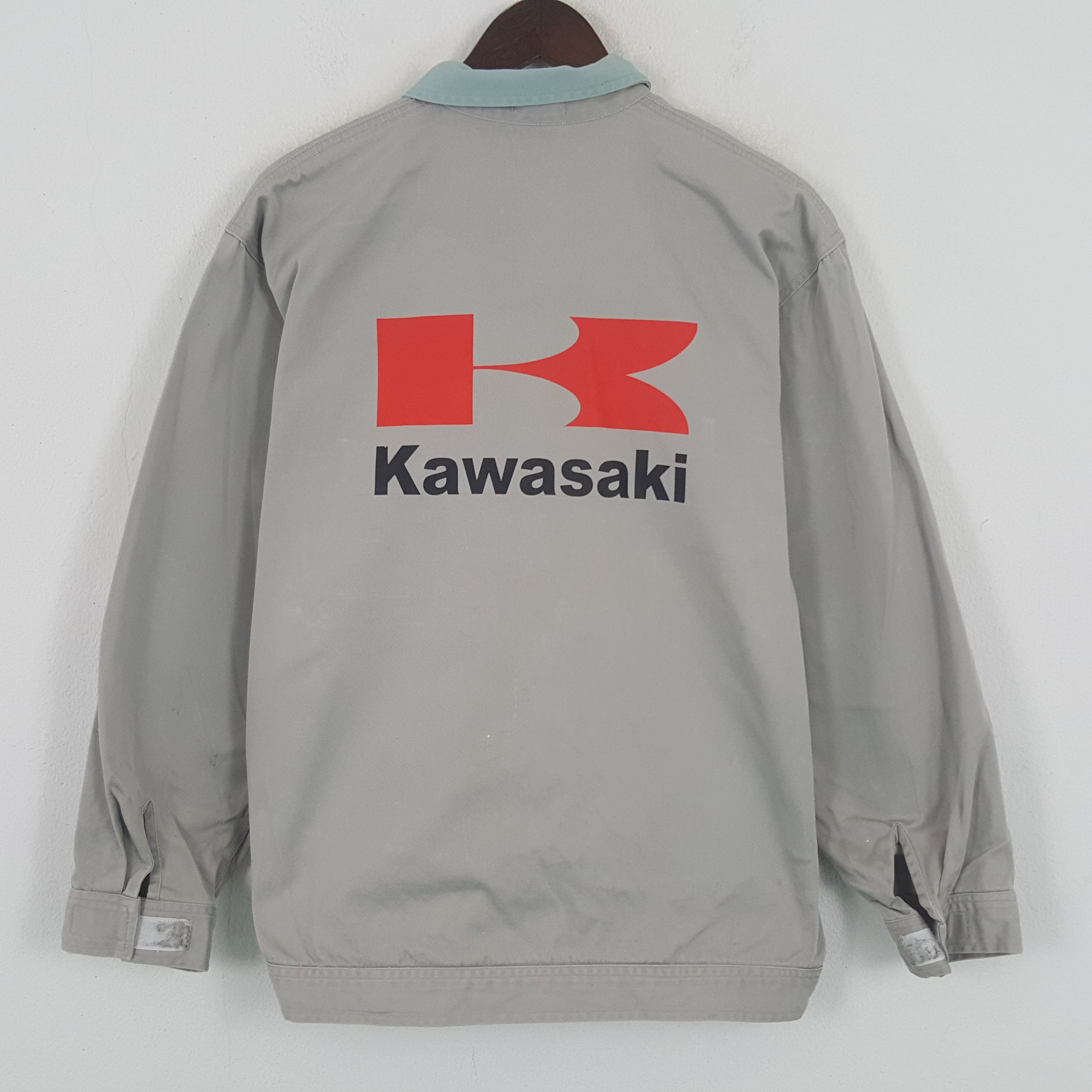 Japanese Brand × Vintage Vintage Kawasaki Worker Custom Logo Uniform Japan Jacket Size US L / EU 52-54 / 3 - 1 Thumbnail