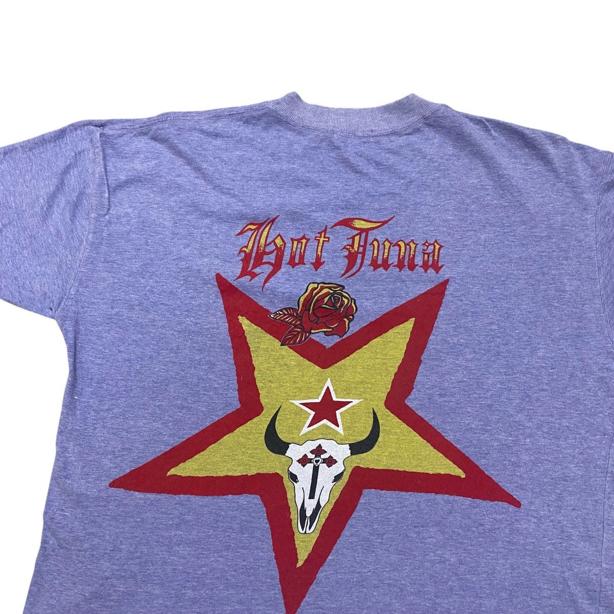 Hot Tuna Vintage 90s Hot Tuna Skateboard Bones Pentagram Shirt Size US M / EU 48-50 / 2 - 9 Thumbnail