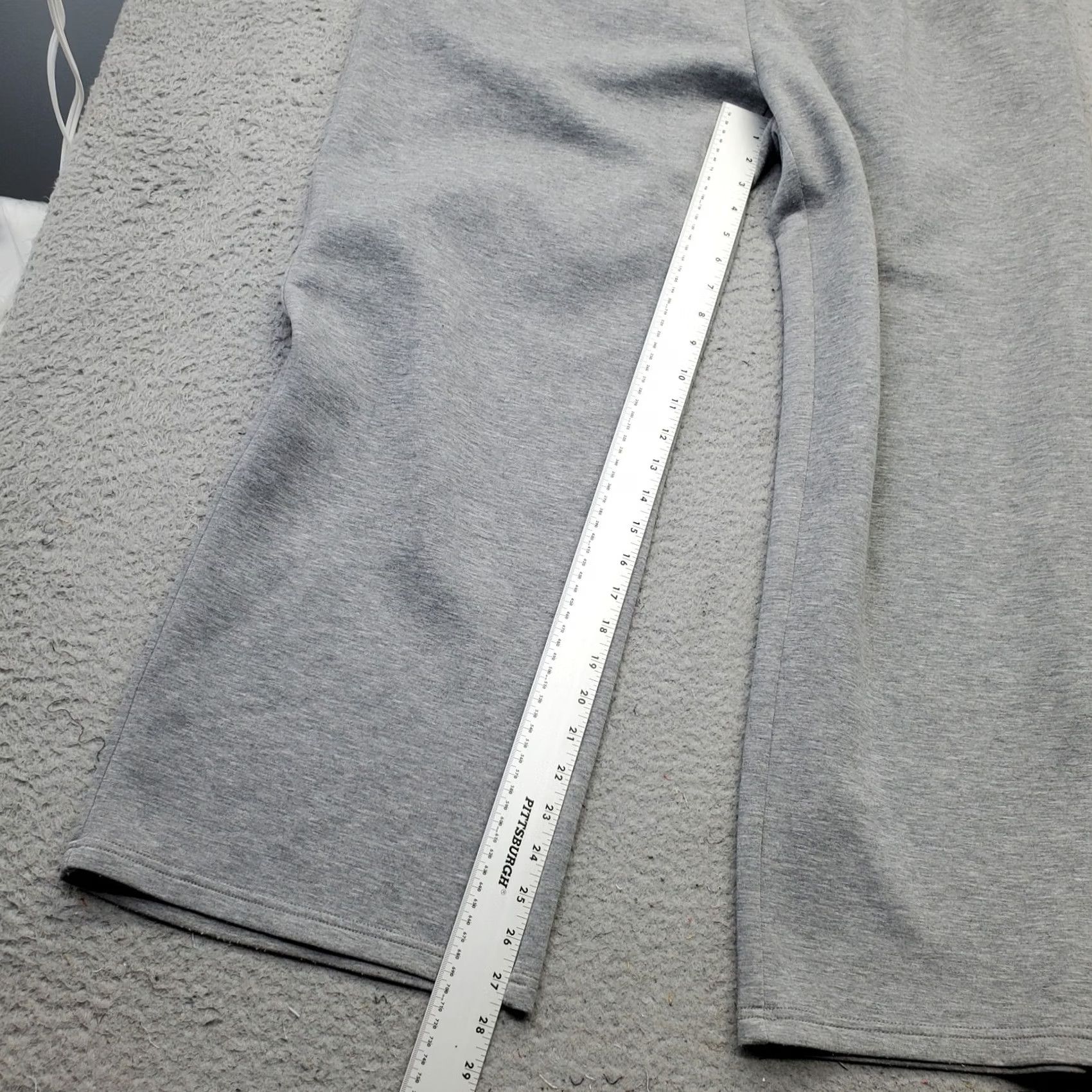 Vintage Xieerduo Sweatpants Women XXL Gray Cozy Fleece Drawstring Wide Leg Size 40" / US 18 - 5 Thumbnail