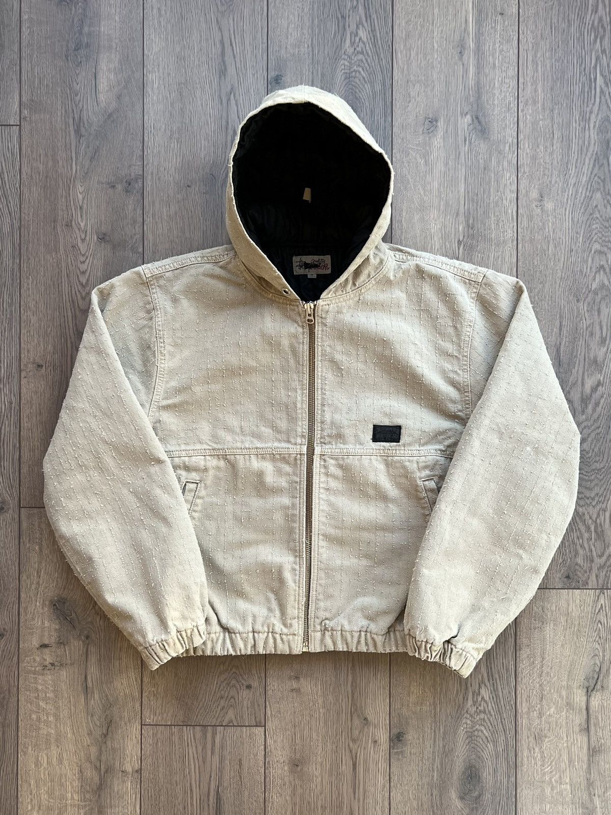 Stussy SAMPLE Stussy Canvas Needlepunch Work Jacket “Khaki” Medium Size US M / EU 48-50 / 2 - 1 Thumbnail
