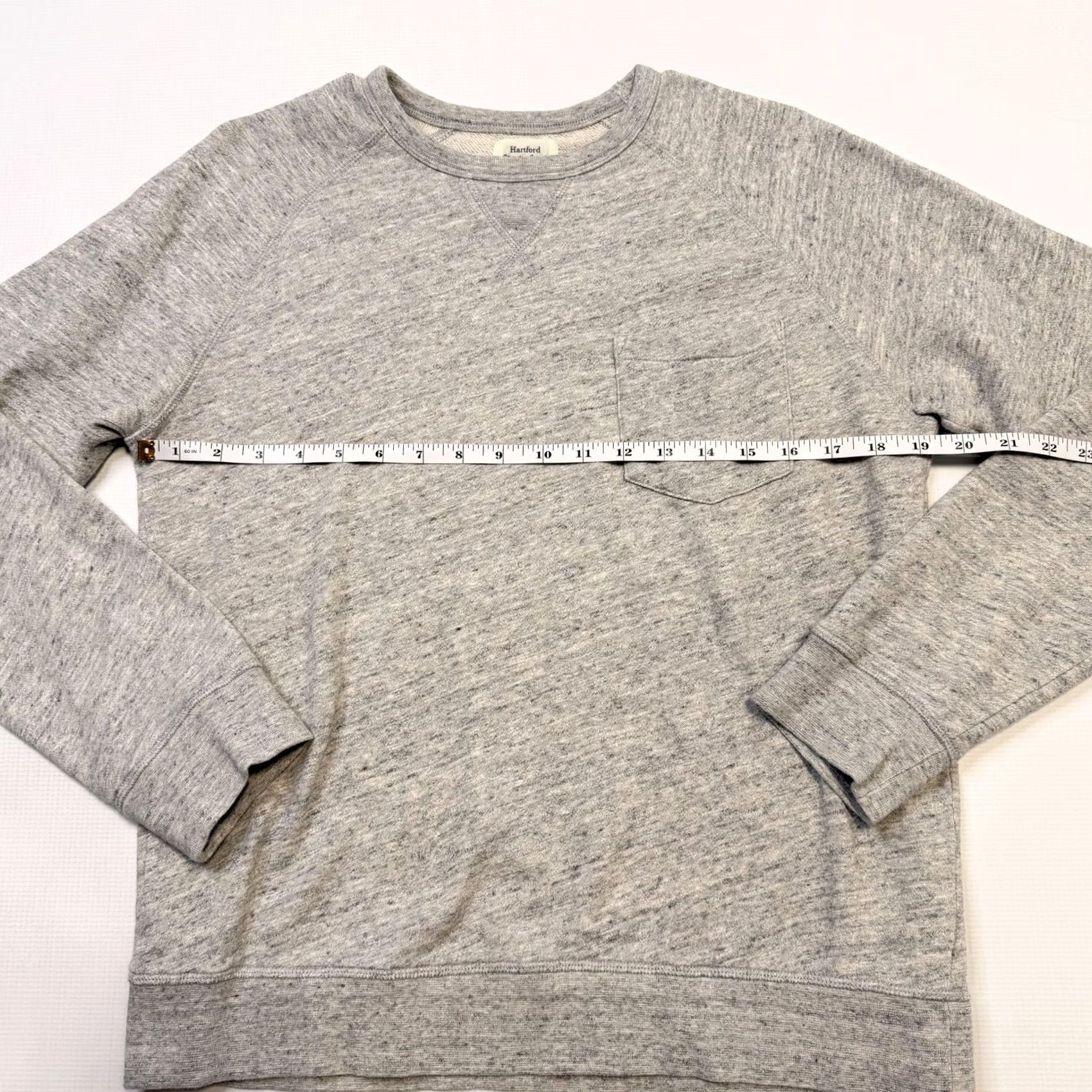 Hartford Hartford Sweatshirt Mens Medium Gray Crewneck Pocket Cotton Fleece Pullover Size US M / EU 48-50 / 2 - 3 Thumbnail