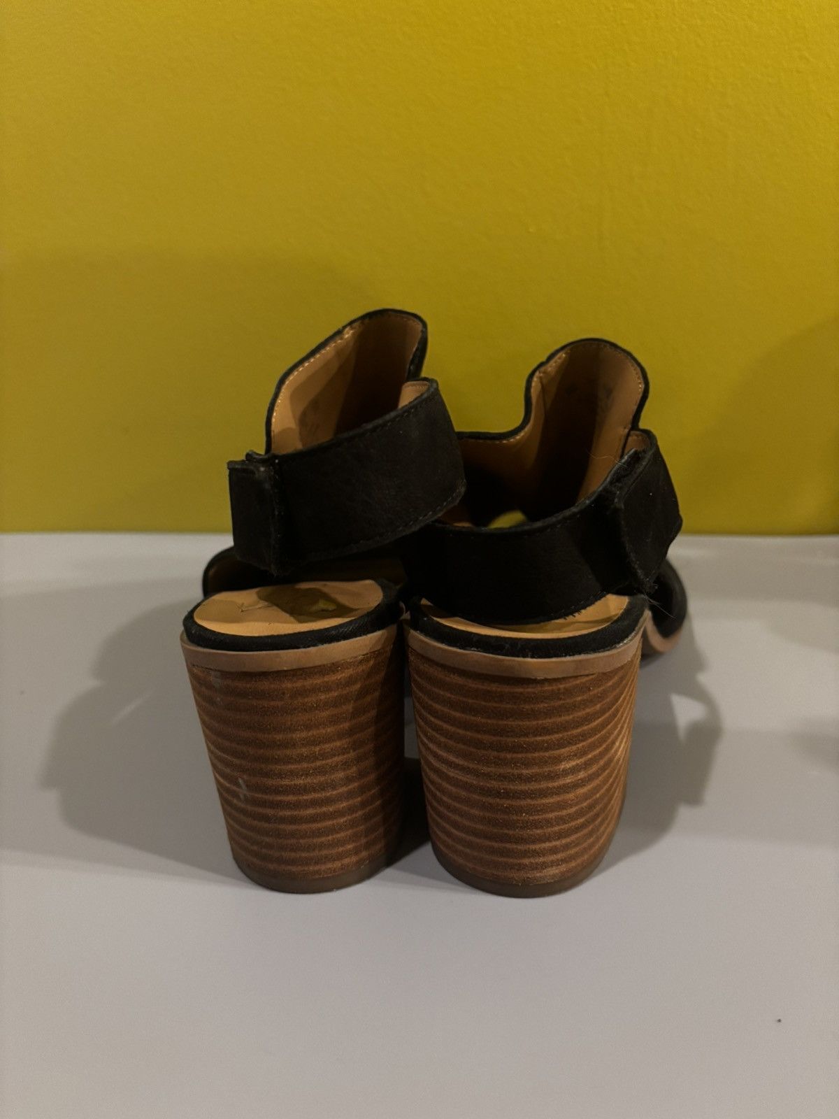 Franco Sarto Black open toe ankle sandal0517 Size US 9 / IT 39 - 3 Thumbnail