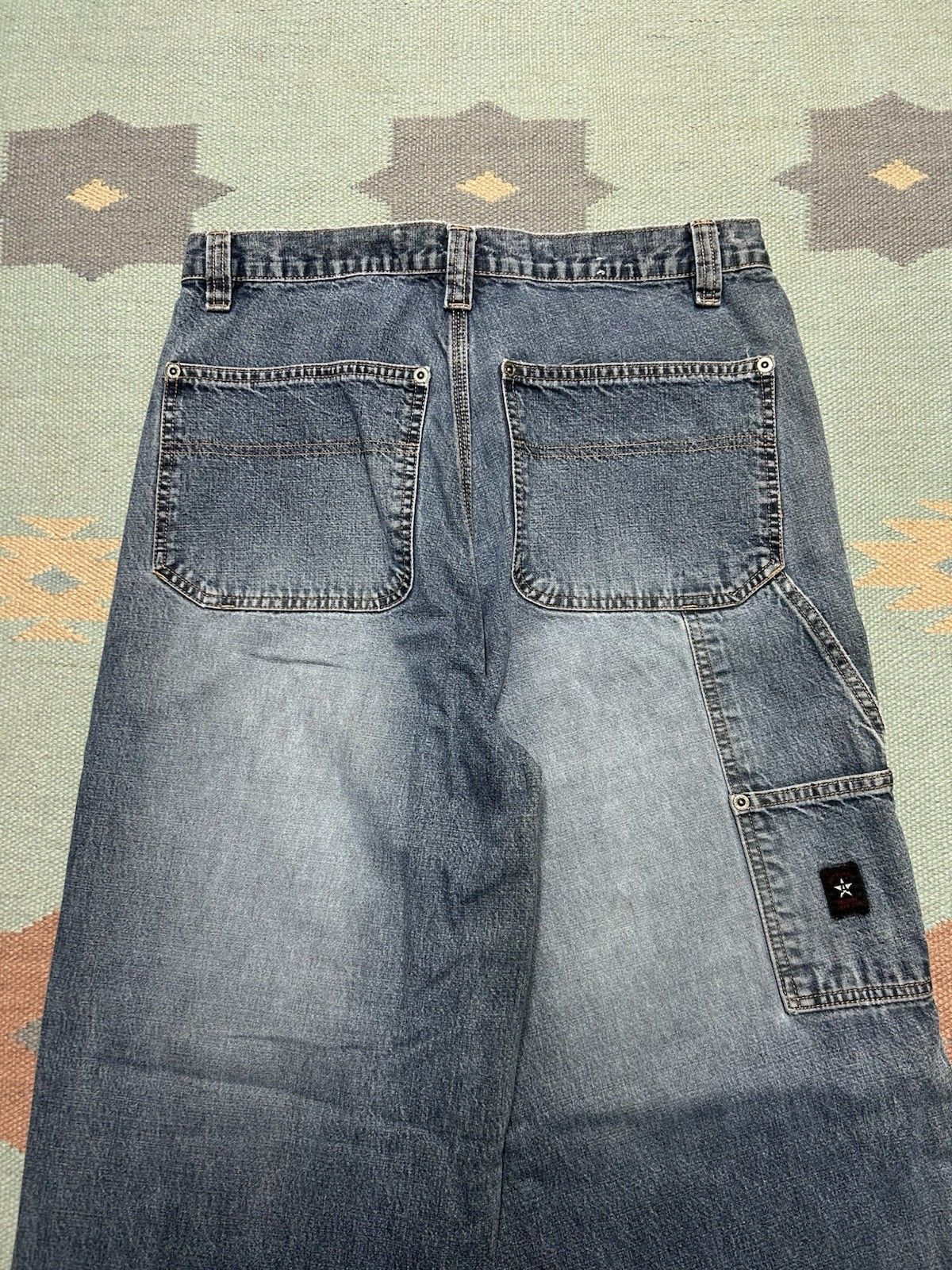 Vintage Vtg y2k baggy jeans Arizona carpenter wide skate faded 31x31 Size US 31 - 3 Thumbnail