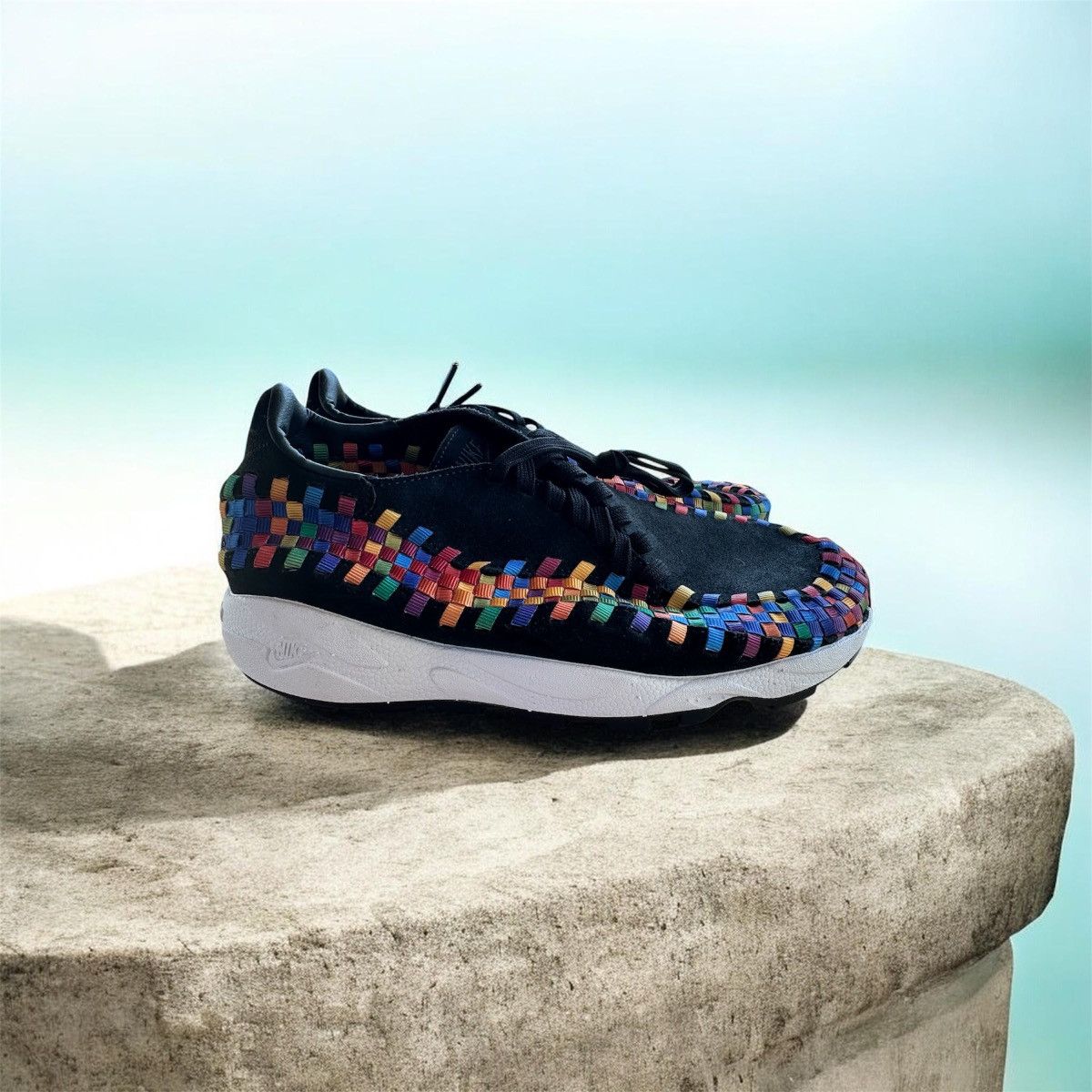 Nike New Nike Women's Air Footscape Woven “Rainbow” Size US 10 / IT 40 - 1 Thumbnail