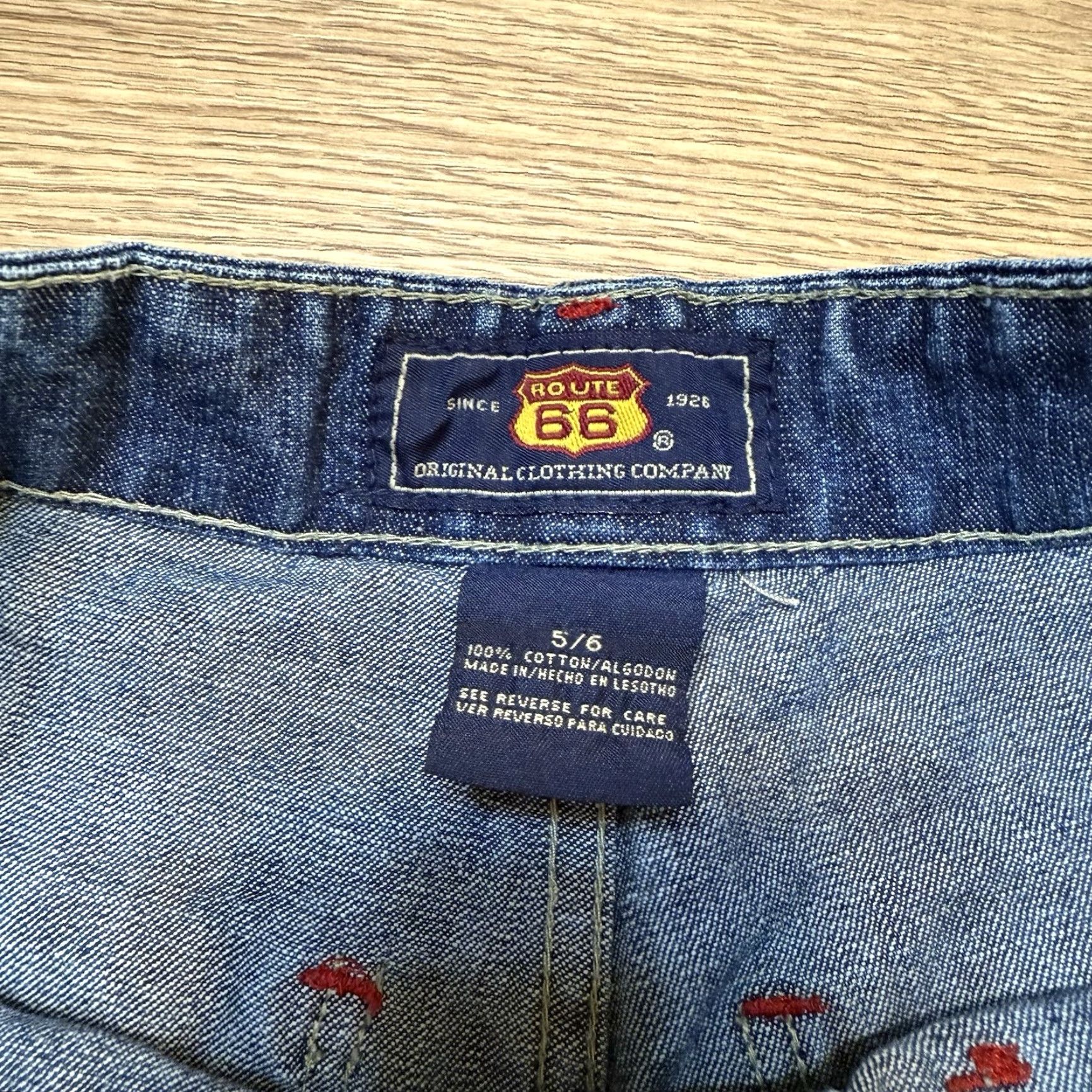 Route 66 VINTAGE Route 66 Women's Denim Jeans Size 5/6 Regular Cotton Blue Straight Leg High Rise Casual Size 27" / US 4 / IT 40 - 2 Thumbnail