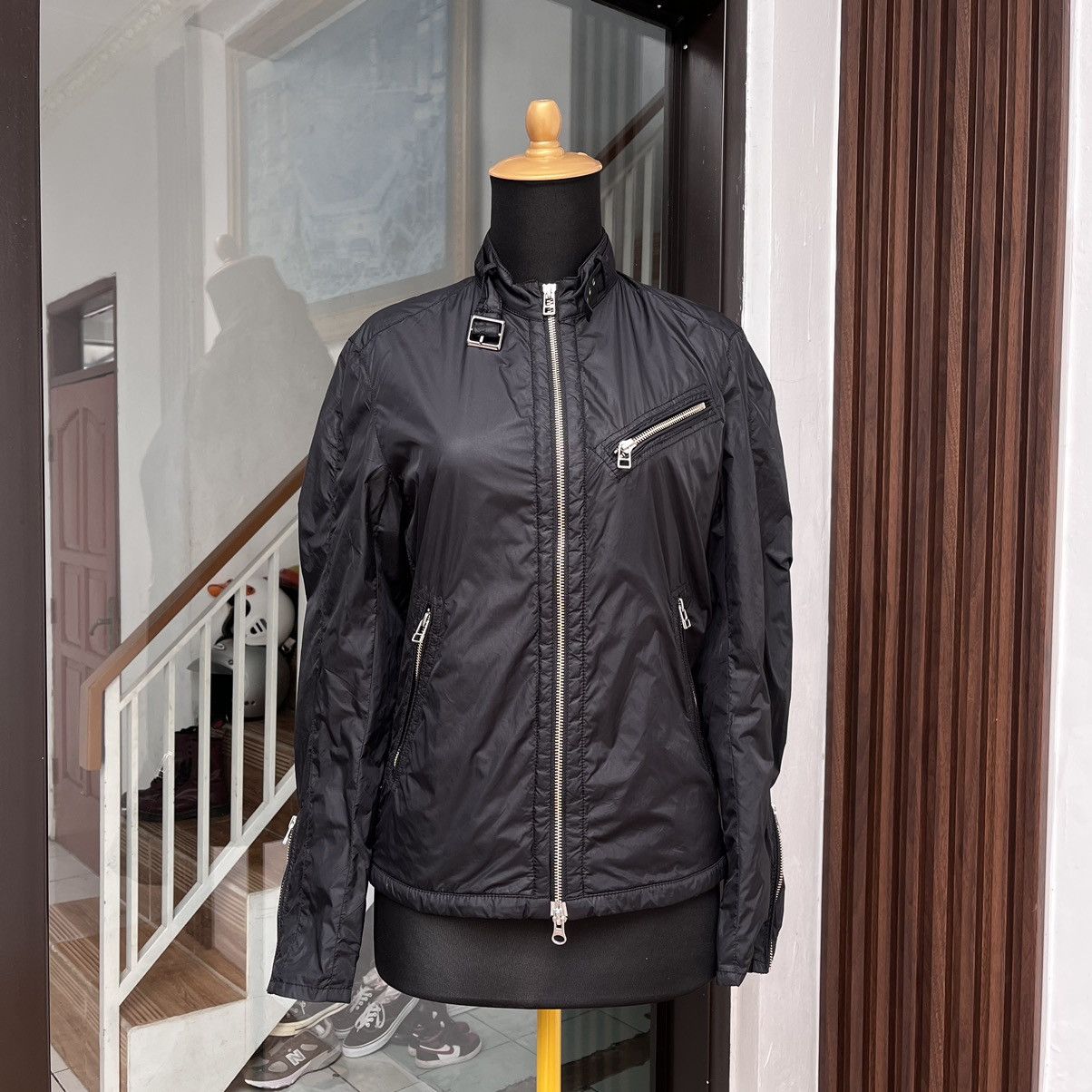 Japanese Brand Japanese Brand Biker Jacket Style "collective union station" Size M / US 6-8 / IT 42-44 - 13 Thumbnail