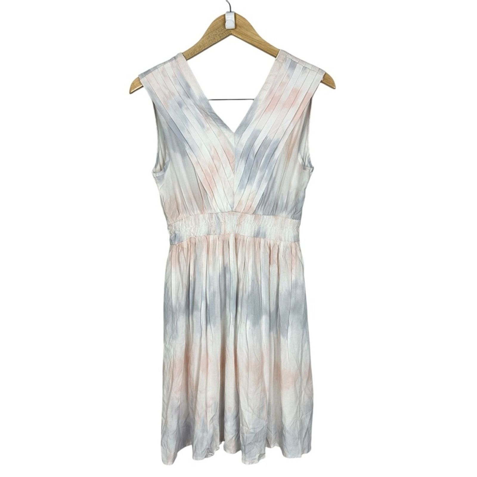DKNY NWT DKNY Tie Dye Sleeveless Pleated A-line Skater Dress XS Size XS / US 0-2 / IT 36-38 - 5 Thumbnail