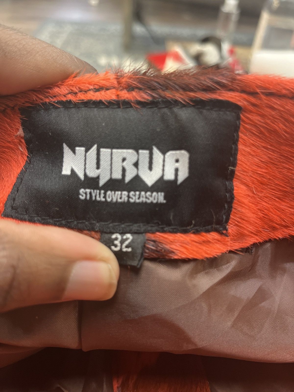 NYRVA Nyrva Short CowPrint Red Size US 32 / EU 48 - 2 Thumbnail