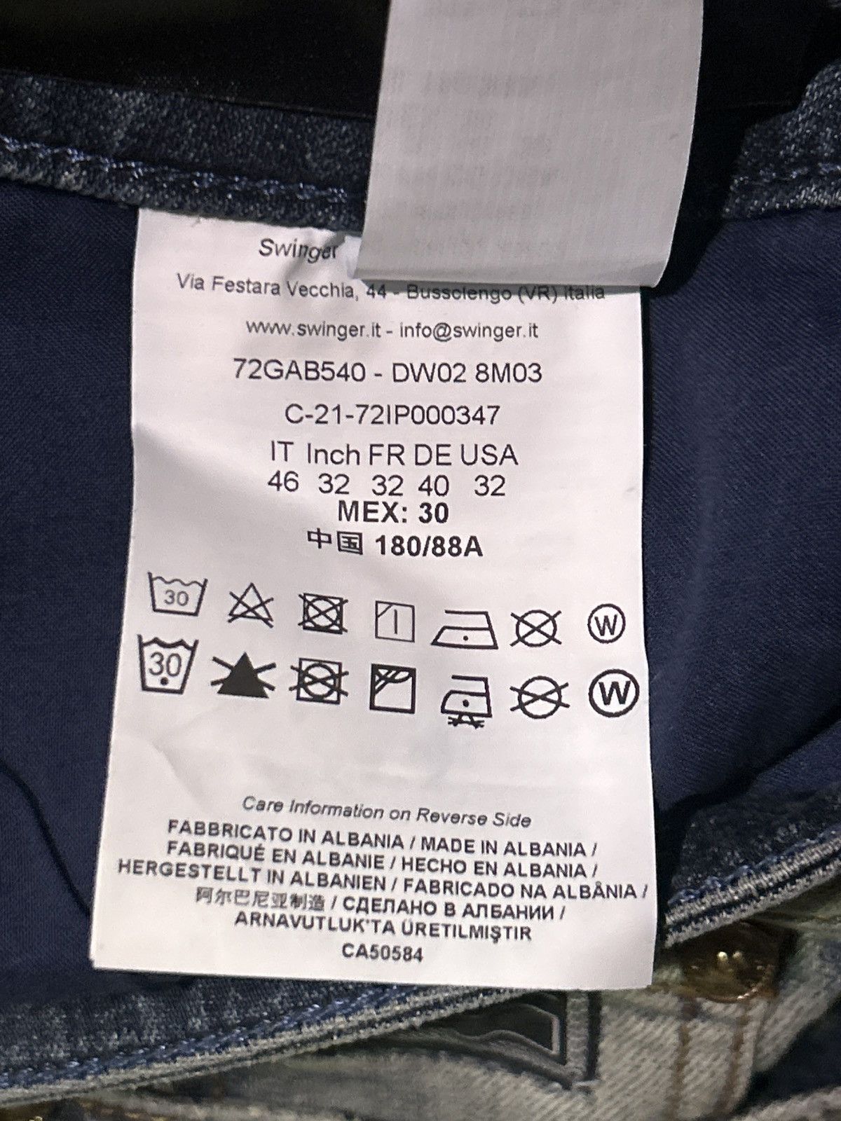 Versace Versace Jeans Couture Mens Jeans Size US 30 / EU 46 - 7 Thumbnail