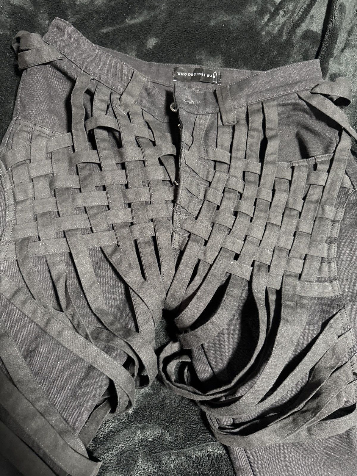 Who Decides War who decides war interwoven pants Size US 32 / EU 48 - 2 Thumbnail