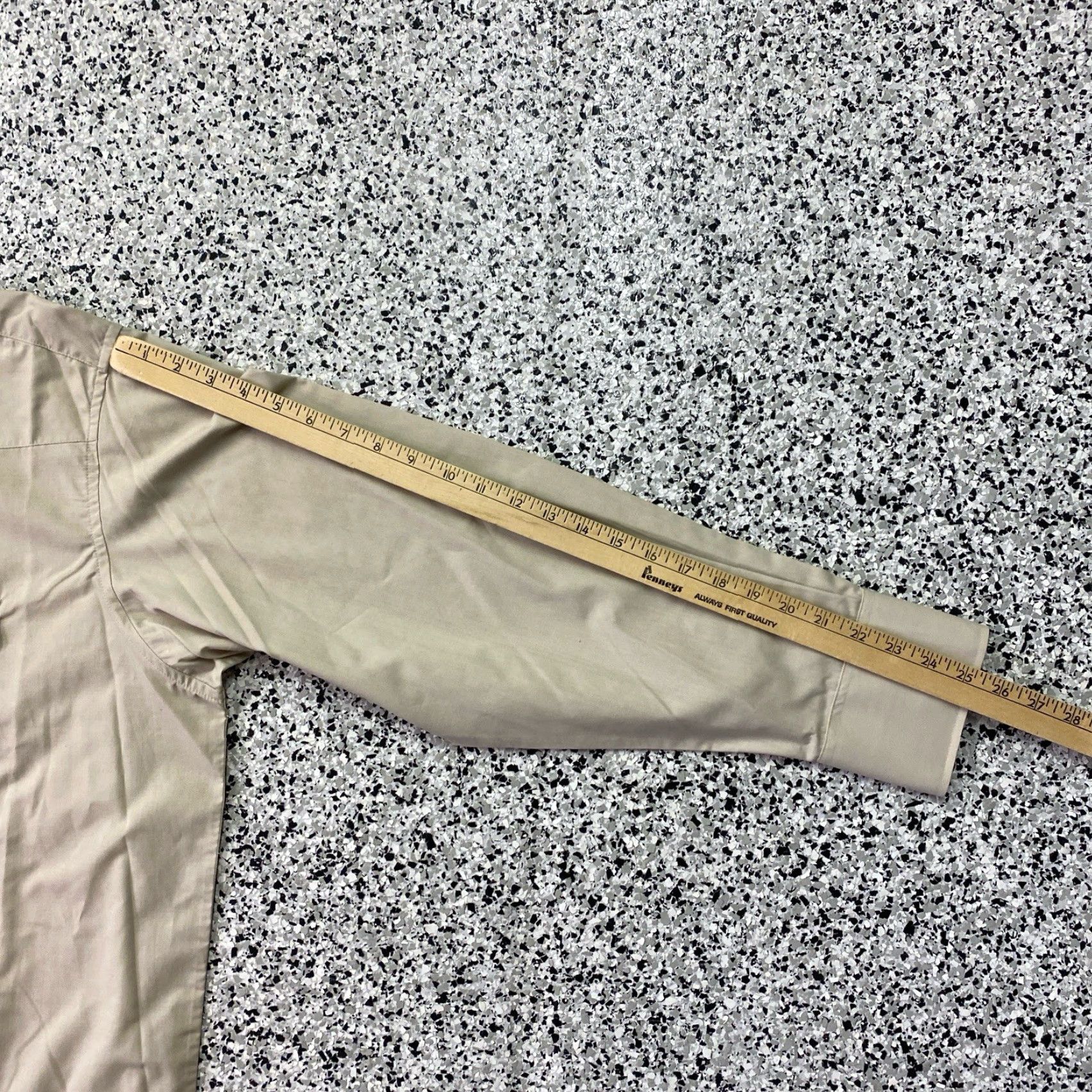Vintage VINTAGE White Horse Shirt Mens XXL Beige Long Sleeve Pearl Snap Button-Up Collared Cord Canvas Cotton Polyester Western Cowboy NWT Size US XXL / EU 58 / 5 - 4 Thumbnail