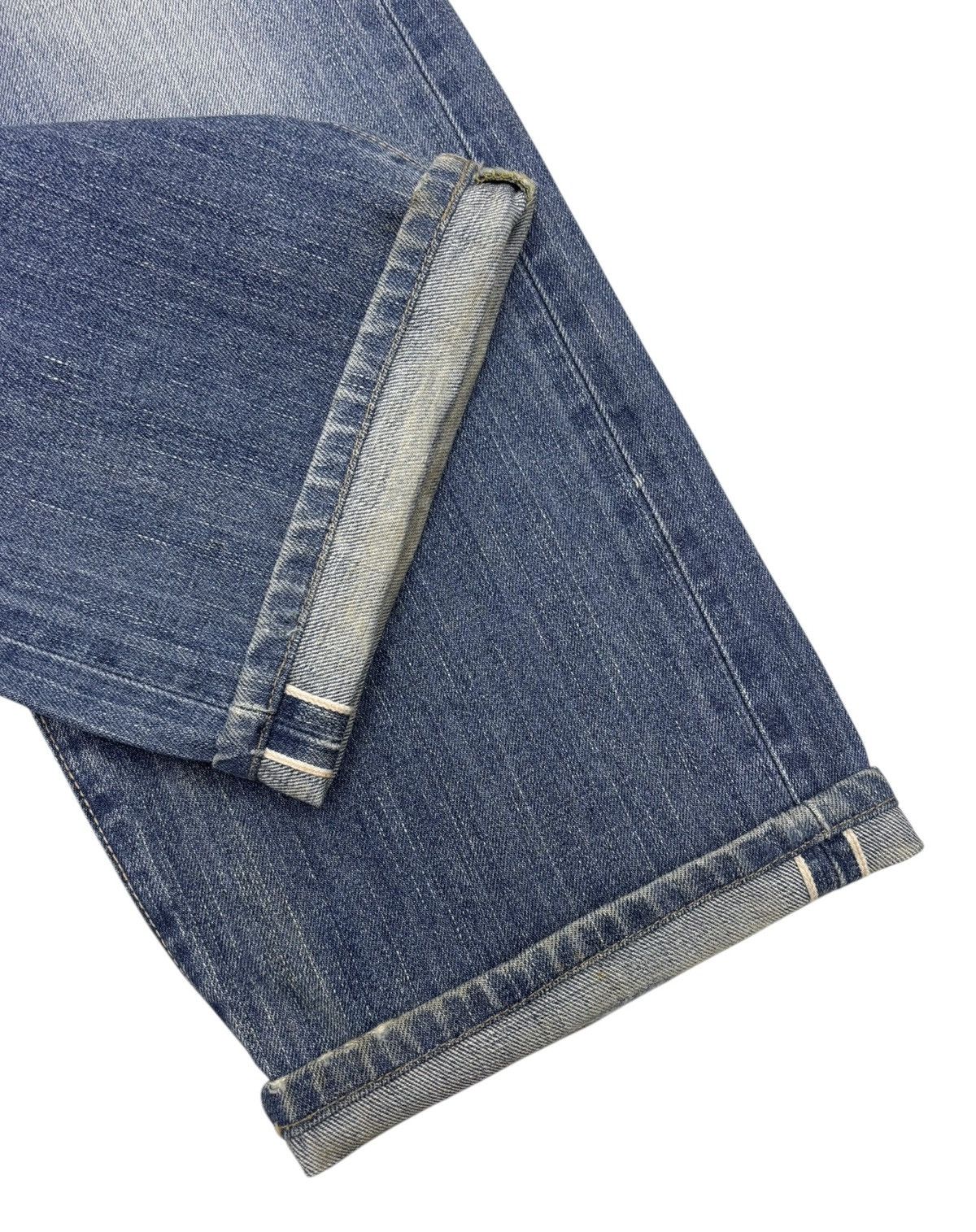 Edwin × Undercover DISTRESSED DENIM EDWIN 505x SELVEDGE BAGGY JEANS UNDERCOVER Size US 33 - 5 Thumbnail