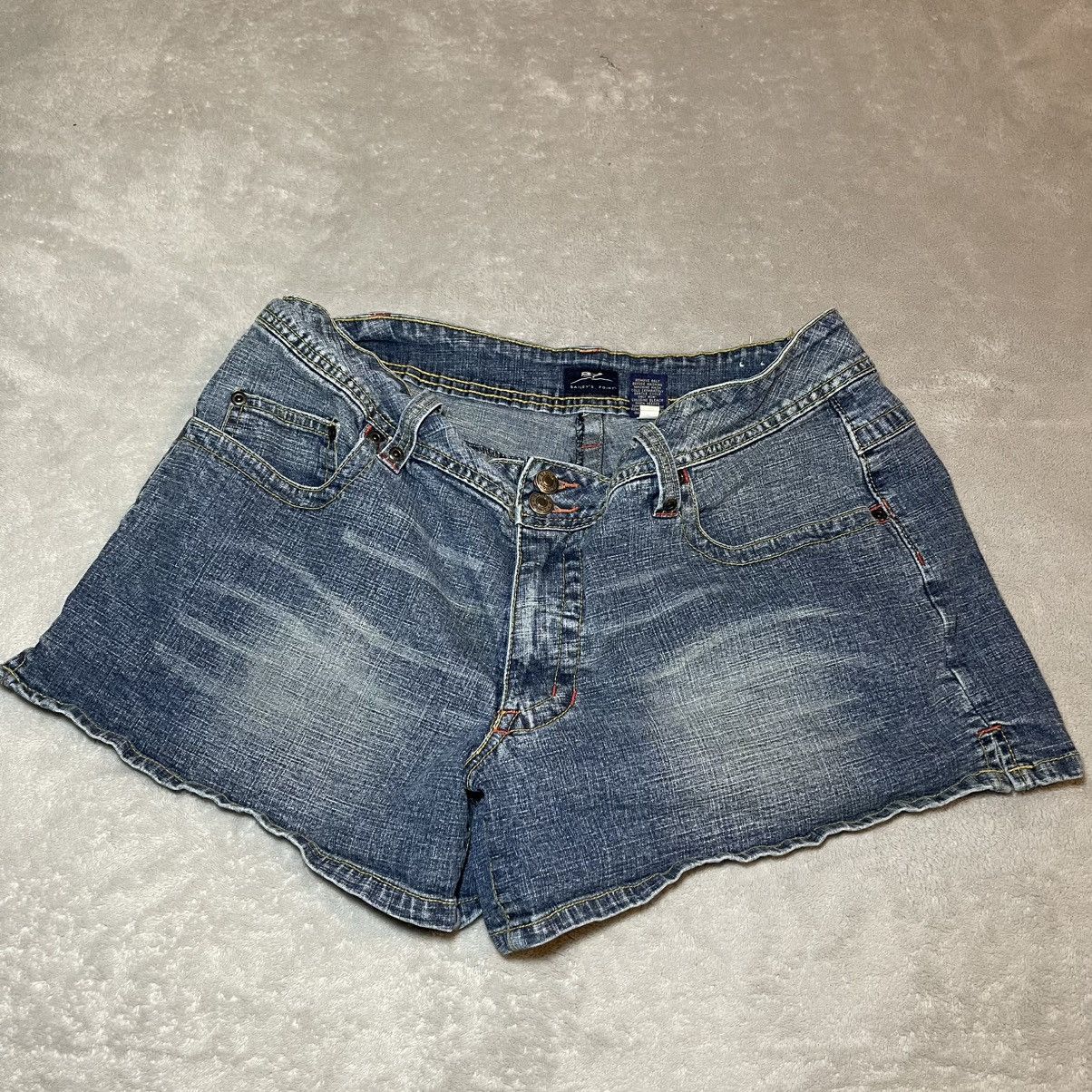 Other Vintage Baileys Point Womens Denim Jean Shorts 17 Blue Y2K Size 36" / US 14 / IT 50 - 3 Thumbnail
