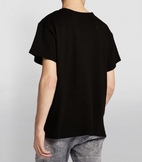 Amiri o1mle0424 Shotgun T-Shirt in Black Size US XS / EU 42 / 0 - 4 Thumbnail