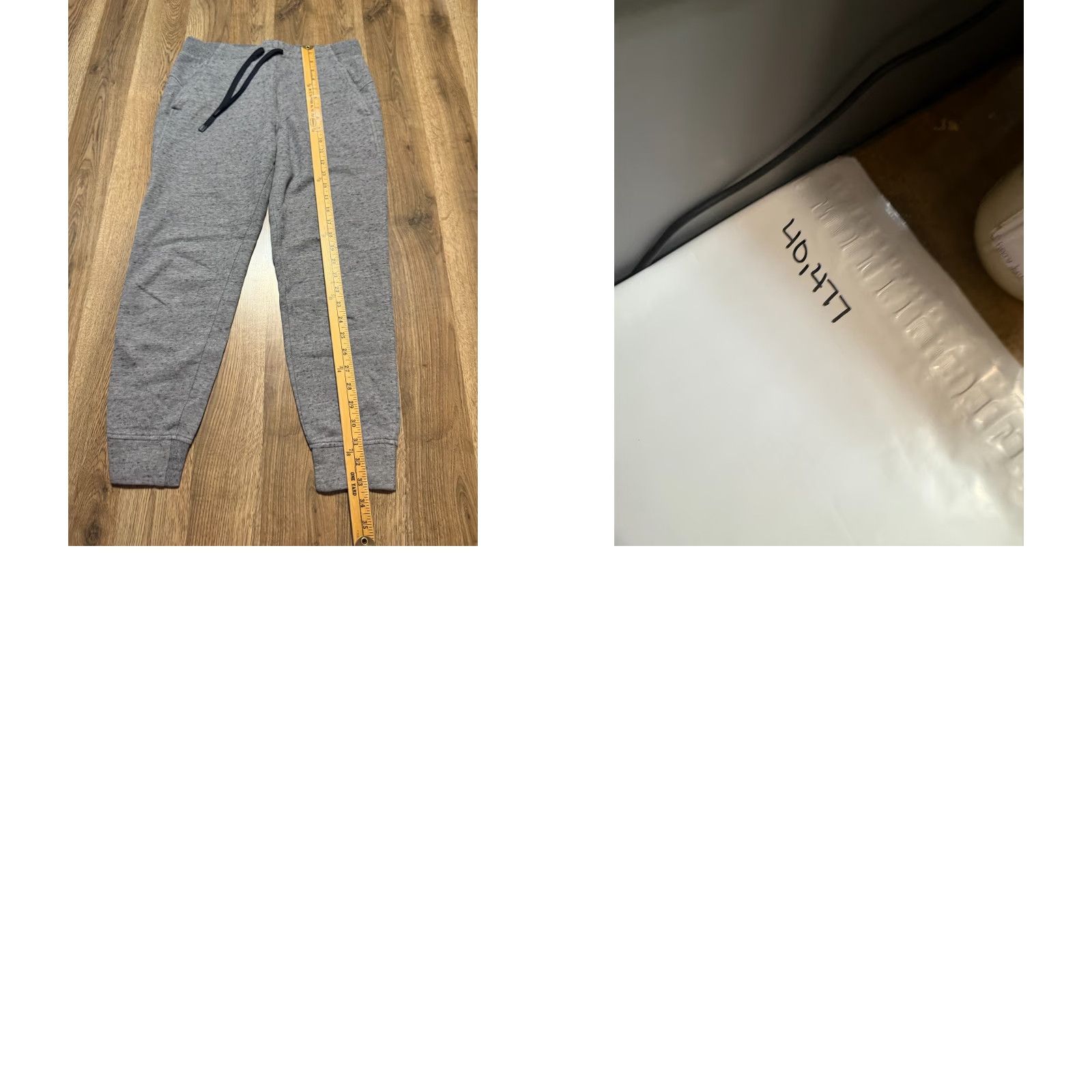 Vintage All in Motion Pants Men’s Small Gray Sweatpants Drawstring Regular Inseam 24.5 Size US 29 - 8 Thumbnail