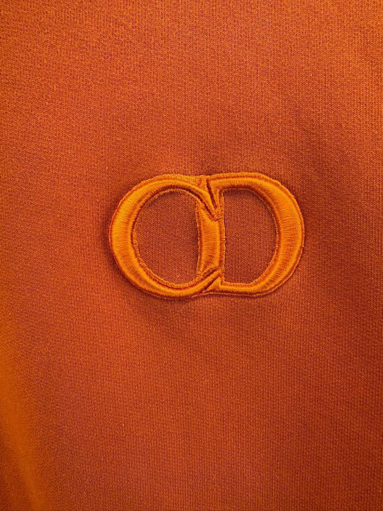 Dior Dior Orange CD Logo Embroidered Sweatshirt XXL-2505 Size US XXL / EU 58 / 5 - 3 Thumbnail