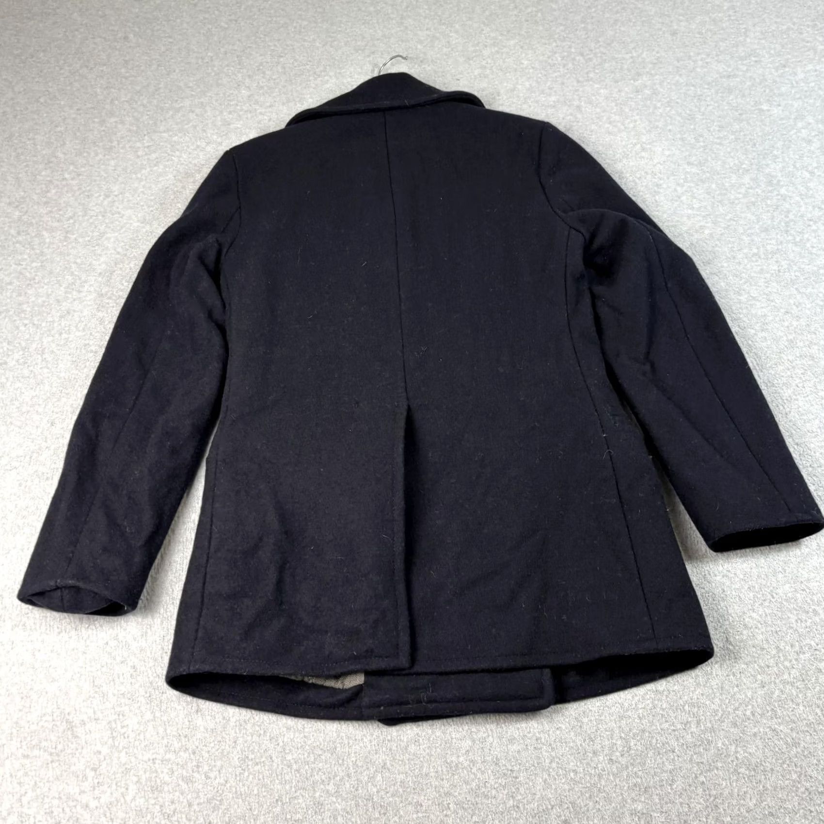 J.Crew J Crew Wool Pea Coat Women XS Blue Button Nautical Classic Academia READ Size XS / US 0-2 / IT 36-38 - 2 Thumbnail