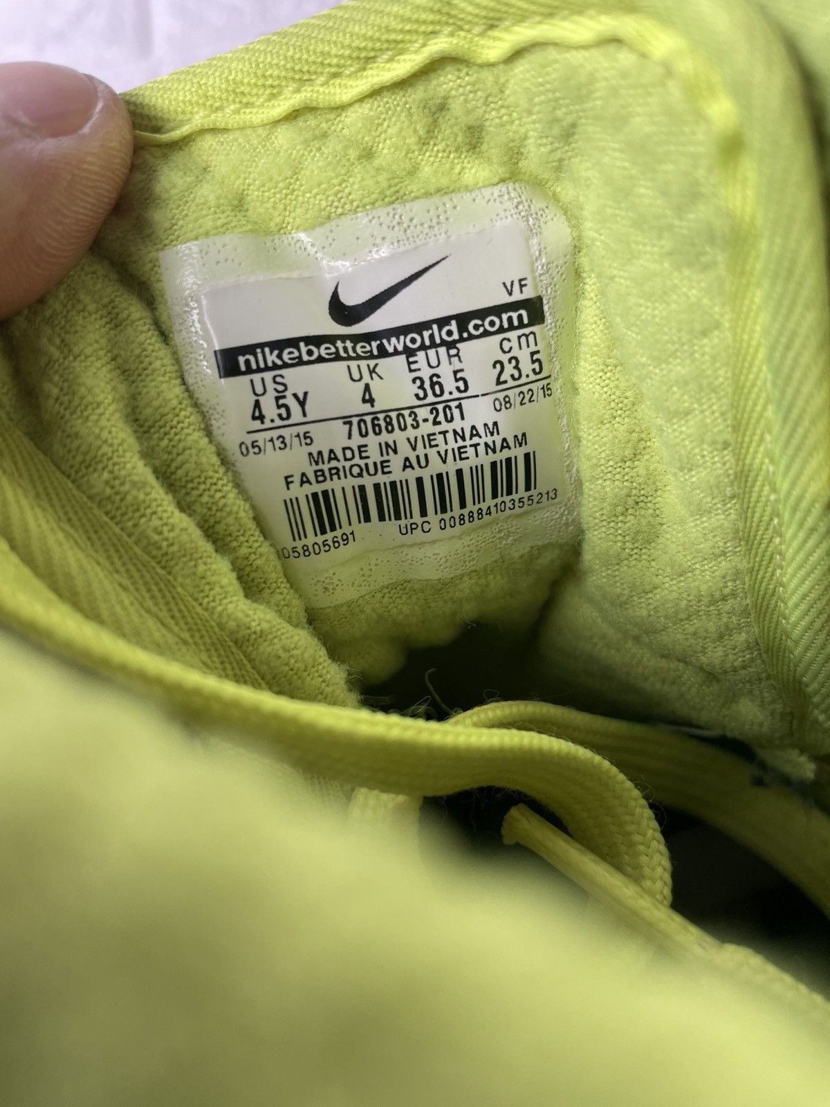 Nike NIKE LUNAR FORCE 1 SNEAKERBOOT GS US4.5Y UK4 EUR36.5 CM23.5 Size US 4.5 / IT 34.5 - 7 Thumbnail