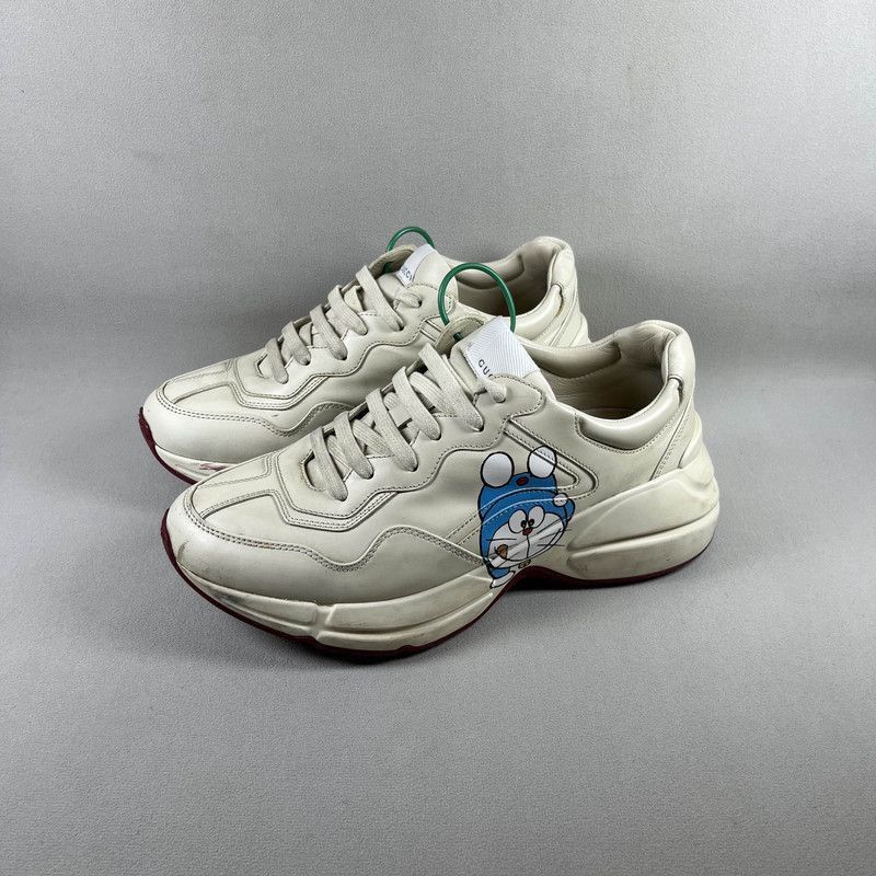 Gucci Gucci Rhyton Doraemon Collaboration Low-Top Sneakers Size US 8.5 / EU 41-42 - 1 Thumbnail
