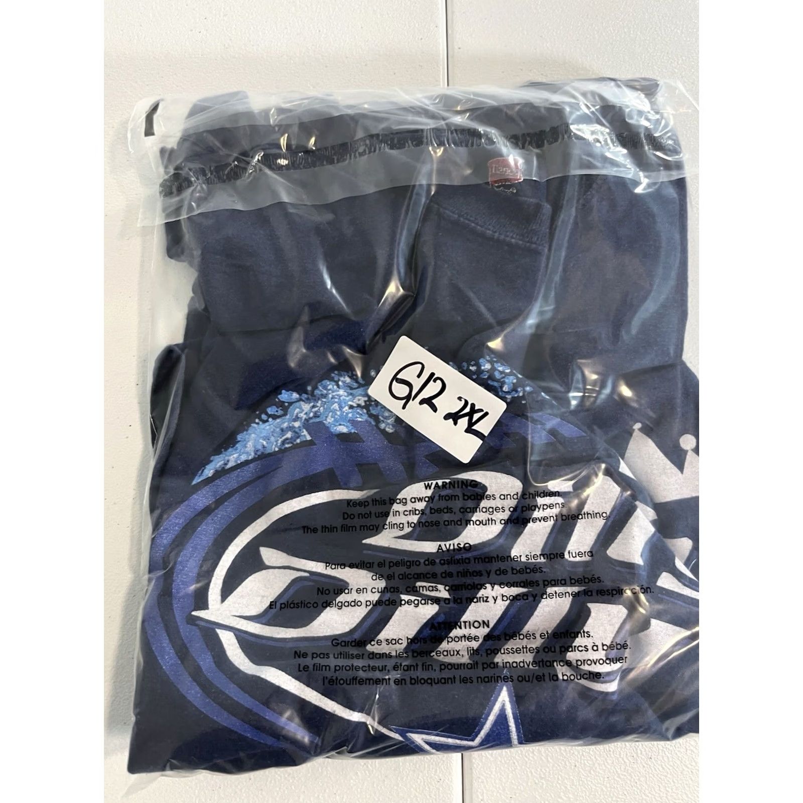 Hanes Bud Light Dilly Dilly Dallas Cowboys Hanes T-Shirt 2XL Mens Blue Cowboy Size US XXL / EU 58 / 5 - 7 Thumbnail