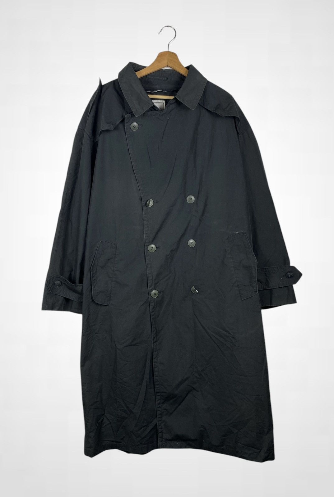 Christian Dior Monsieur Vintage 90s Christian Dior Double Breasted Long Jacket Size US XL / EU 56 / 4 - 1 Thumbnail