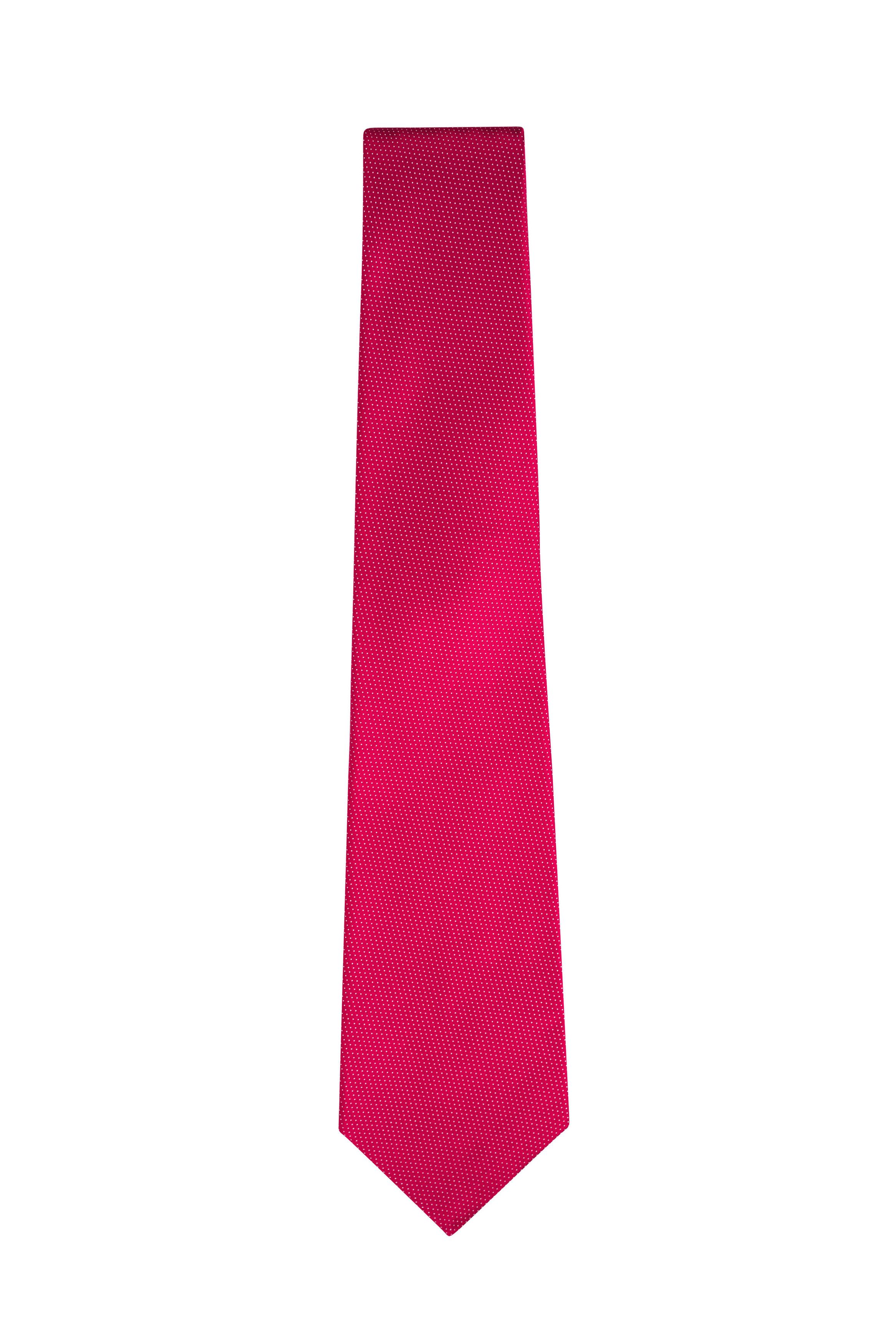 Kiton o1mtch0225 Size: OS/Dot Silk Necktie in Red Size ONE SIZE - 1 Thumbnail