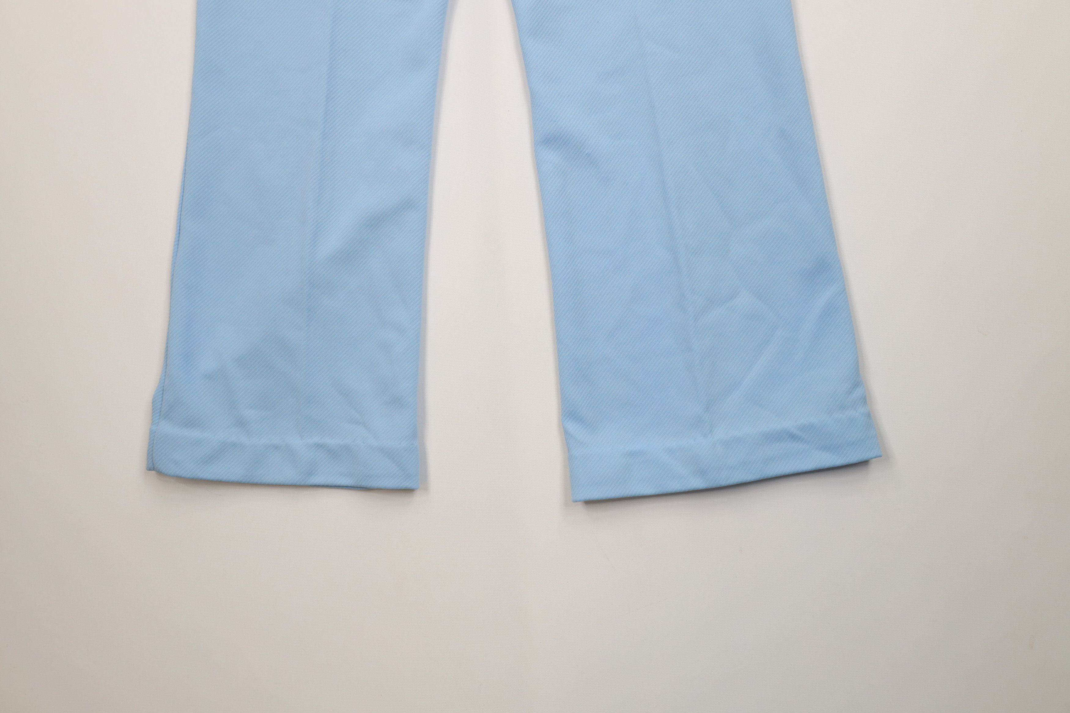 Vintage Vintage 70s Streetwear Bell Bottoms Pants Carolina Blue USA Size 36" / US 14 / IT 50 - 10 Thumbnail