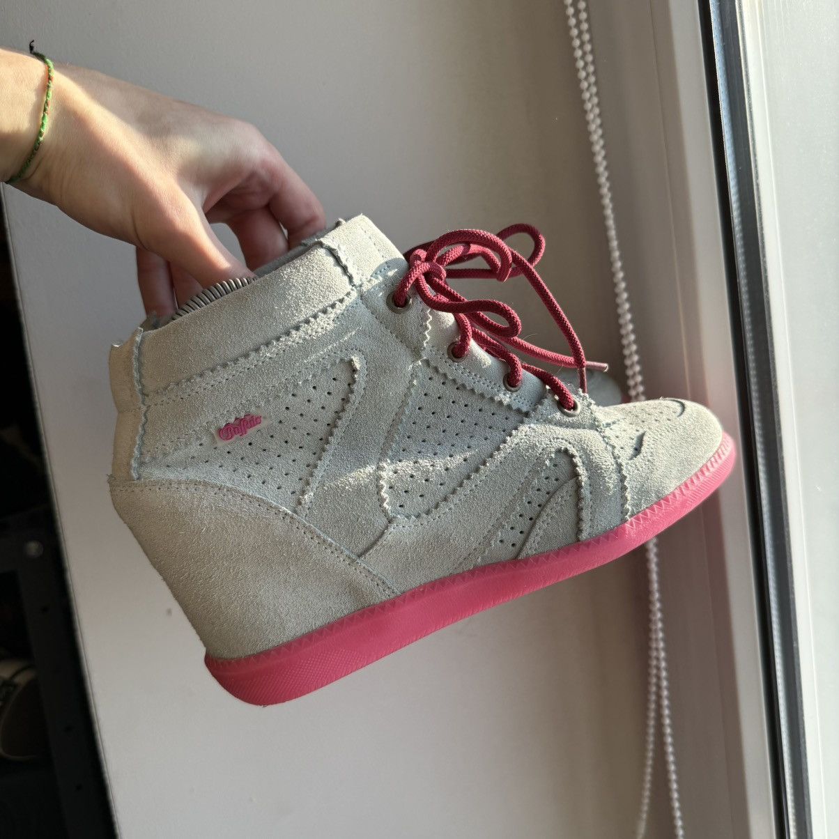 Buffalo London 📌 Crazy Buffalo like Isabel Marant Bekett Wedge Y2K Sneakers Size US 8 / IT 38 - 3 Thumbnail