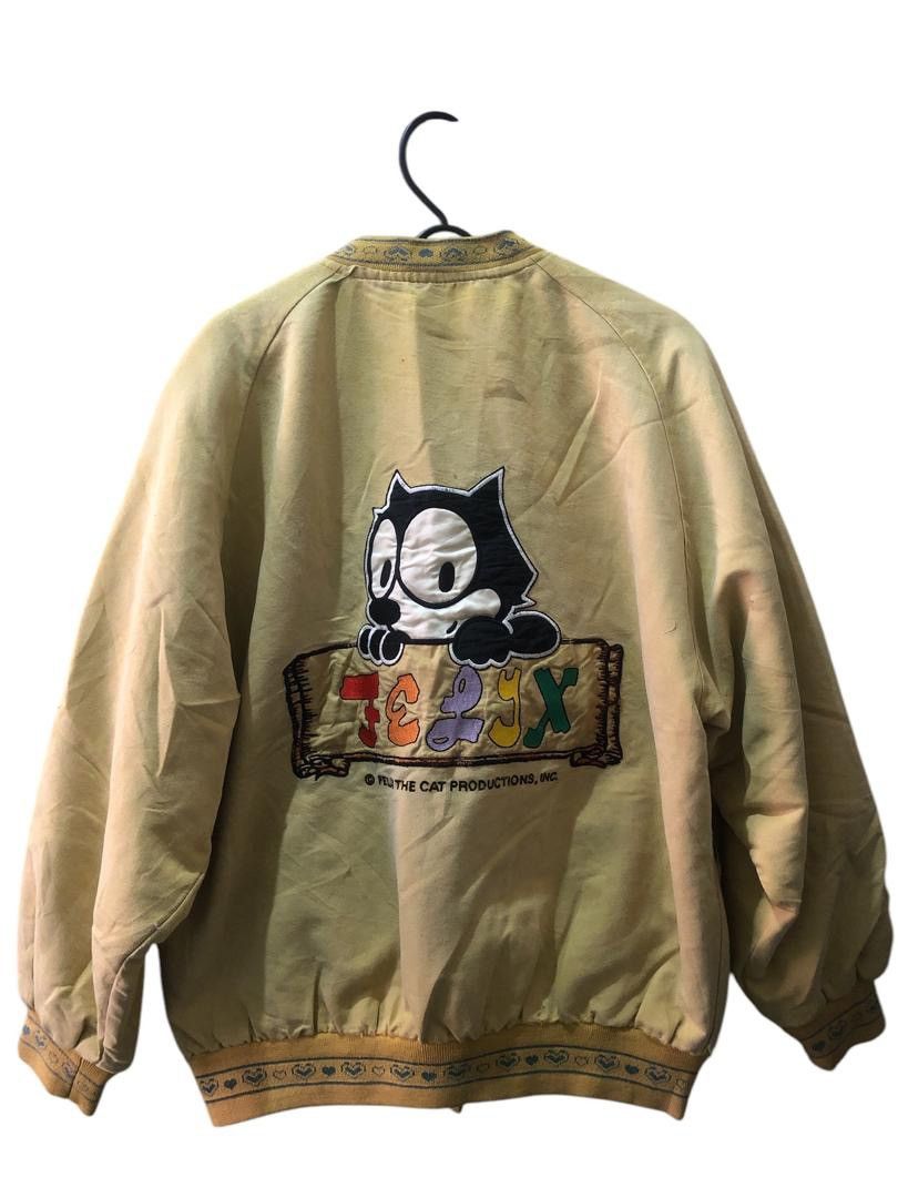 Anime × Cartoon Network × Vintage Vintage Felix the Cat Bomber Jacket. Size US L / EU 52-54 / 3 - 7 Thumbnail