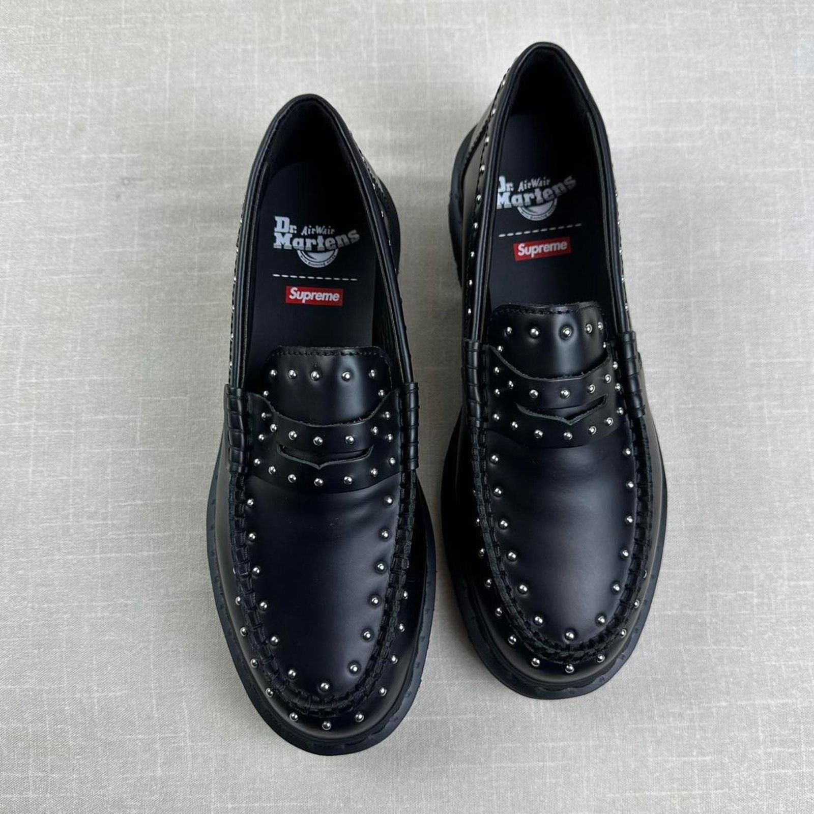 Supreme 🖤 Supreme x Dr. Martens Studded Penton Loafer "Black" 9W Size US 9 / IT 39 - 4 Thumbnail