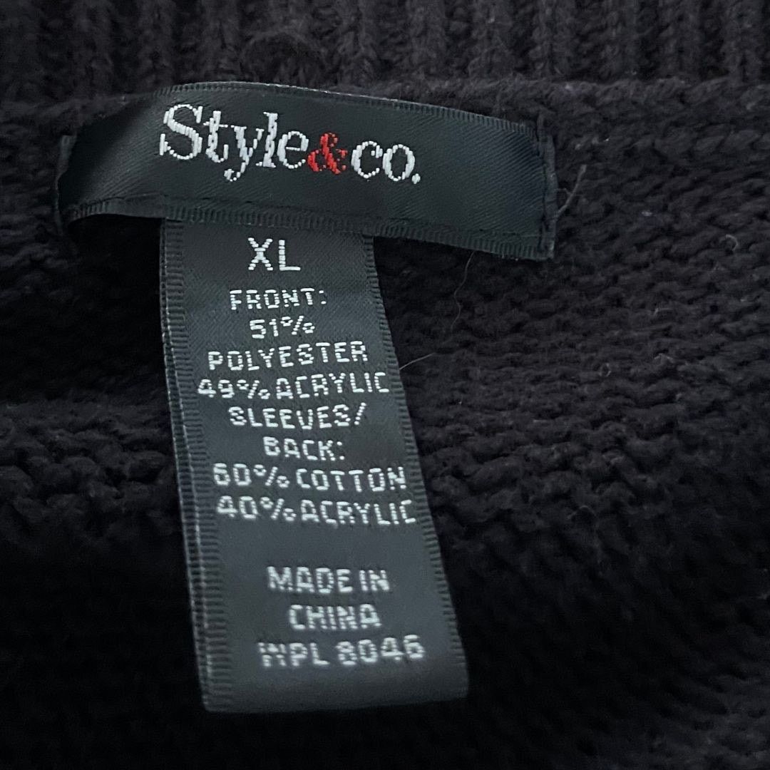 Style & Co Sequin Sweater Knit Tunic Dress Size XL Cap Sleeves Pockets Size XL / US 12-14 / IT 48-50 - 4 Thumbnail
