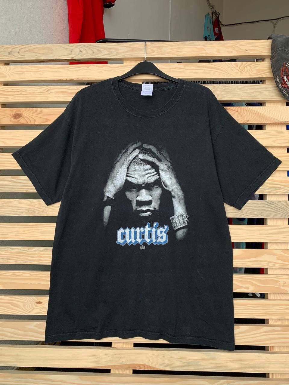 50 Cent × Rap Tees × Vintage Vintage 50 Cent Curtis 2007 Tour Tee Size US L / EU 52-54 / 3 - 1 Thumbnail