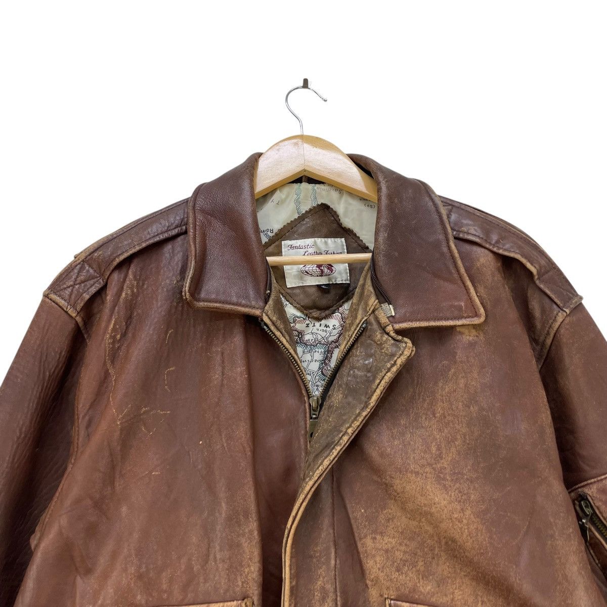 Vintage 💥Vintage Fanstastic Leather Aviator Size US M / EU 48-50 / 2 - 4 Thumbnail