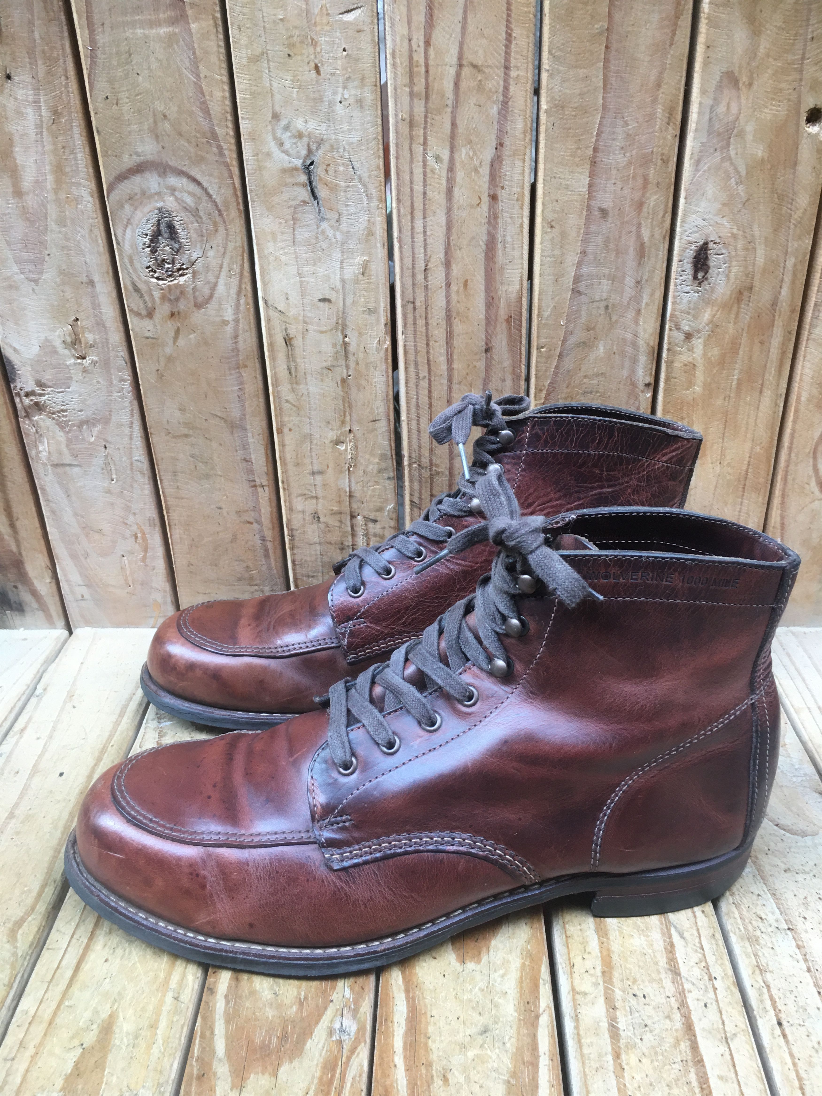 Wolverine Wolverine 1000 Miles leather boots size US 11.5 D UK 10.5 Size US 11.5 / EU 44-45 - 22 Thumbnail