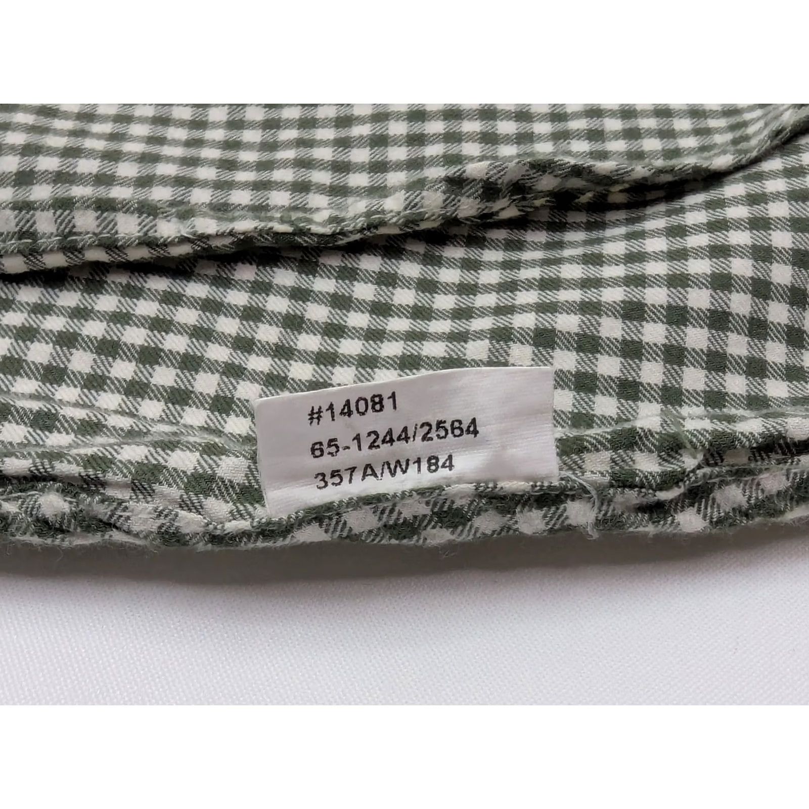 Orvis Orvis Shirt Check Wool Cotton Blend Button-Down XL Green Mens Vintage 1990s Size US XL / EU 56 / 4 - 5 Thumbnail