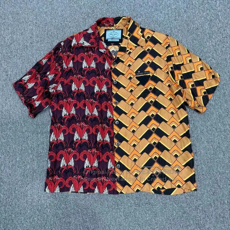 Prada Prada Colorful Men's Shirt in Polyester Blend. Size US M / EU 48-50 / 2 - 1 Thumbnail