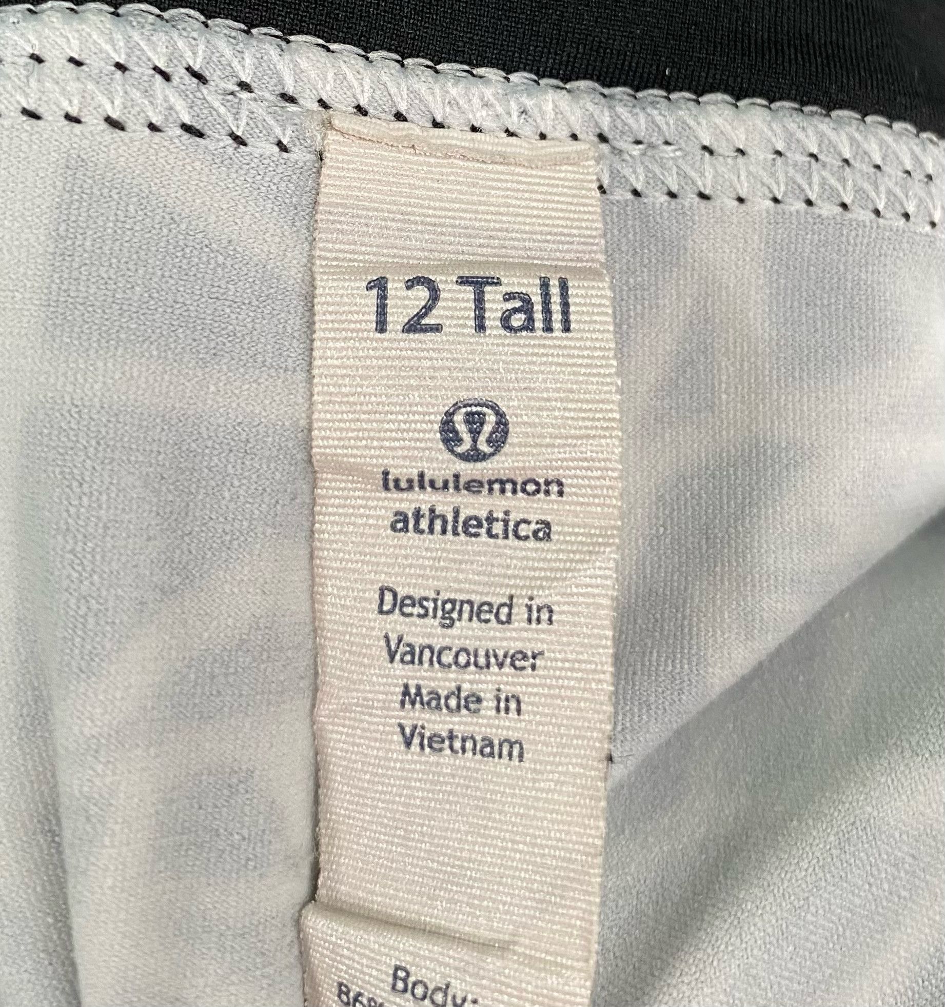 Lululemon Lululemon Pace Rival Black White Pattern Skirt 12 Tall Size 37" - 8 Thumbnail