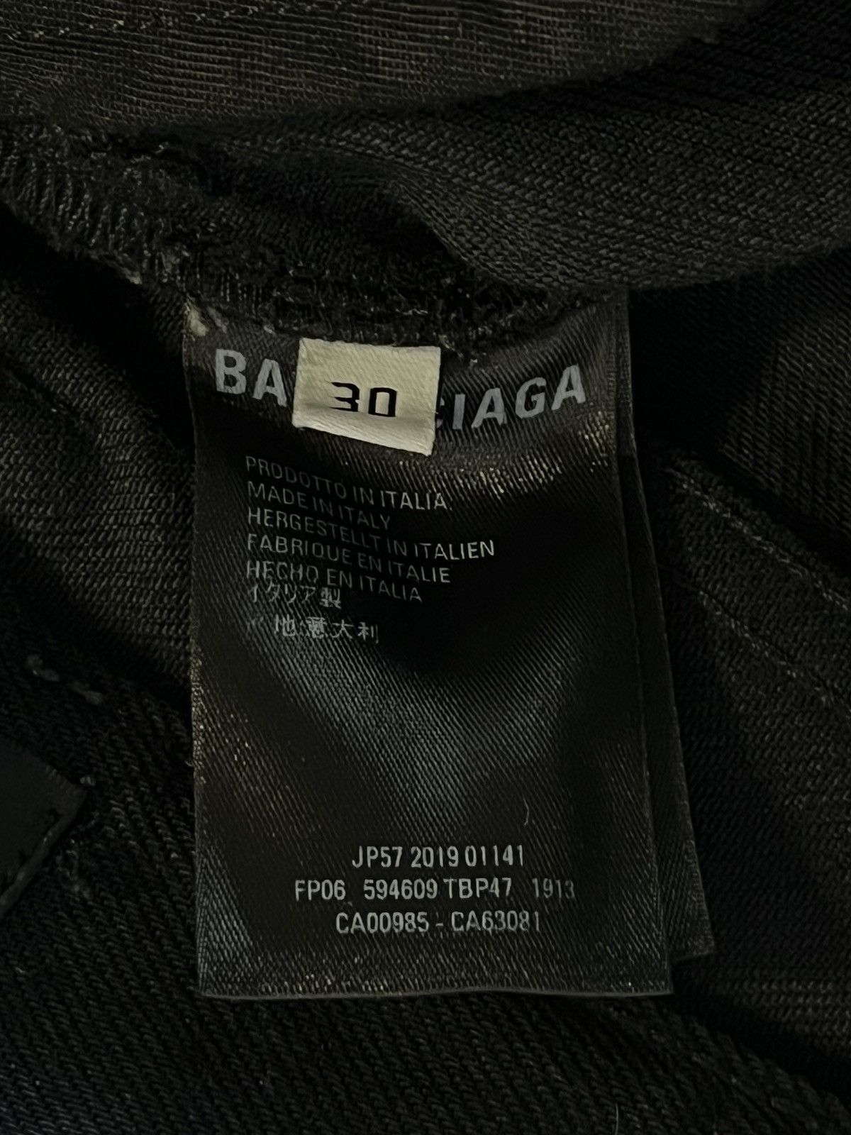 Balenciaga Balenciaga Straight Jeans Size US 30 / EU 46 - 4 Thumbnail