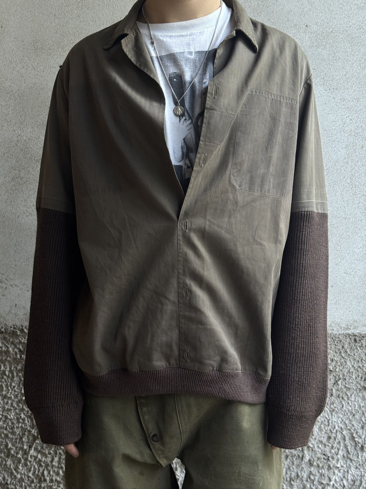 Maison Margiela Artisanal Maison Martin Margiela Hybrid Pullover Size US M / EU 48-50 / 2 - 6 Thumbnail