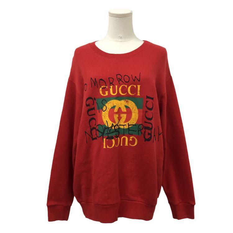 Gucci Gucci Logo Print Sweatshirt Size S Size US S / EU 44-46 / 1 - 1 Thumbnail