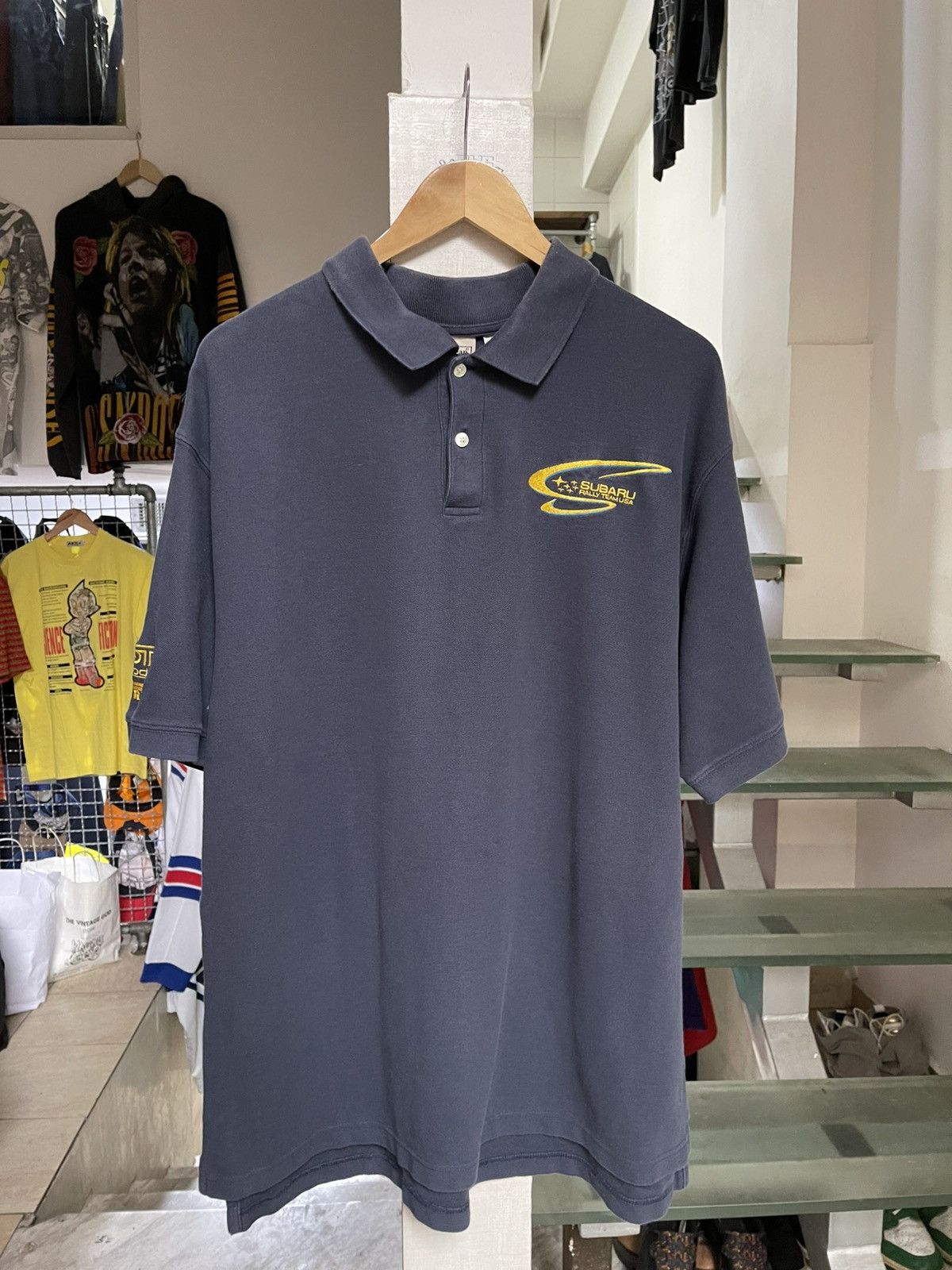 L.L. Bean × Vintage Vintage Subaru Rally Team USA t shirt wrc Size US XL / EU 56 / 4 - 1 Thumbnail