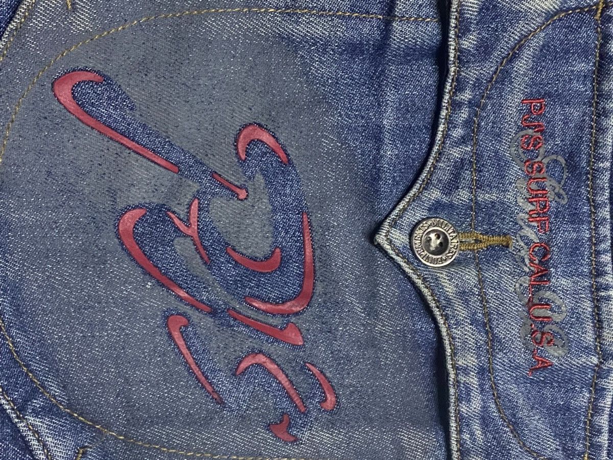 JNCO PJ’s Surfo Blue Wash With Belt Cargo Baggy Jeans Size US 32 / EU 48 - 14 Thumbnail